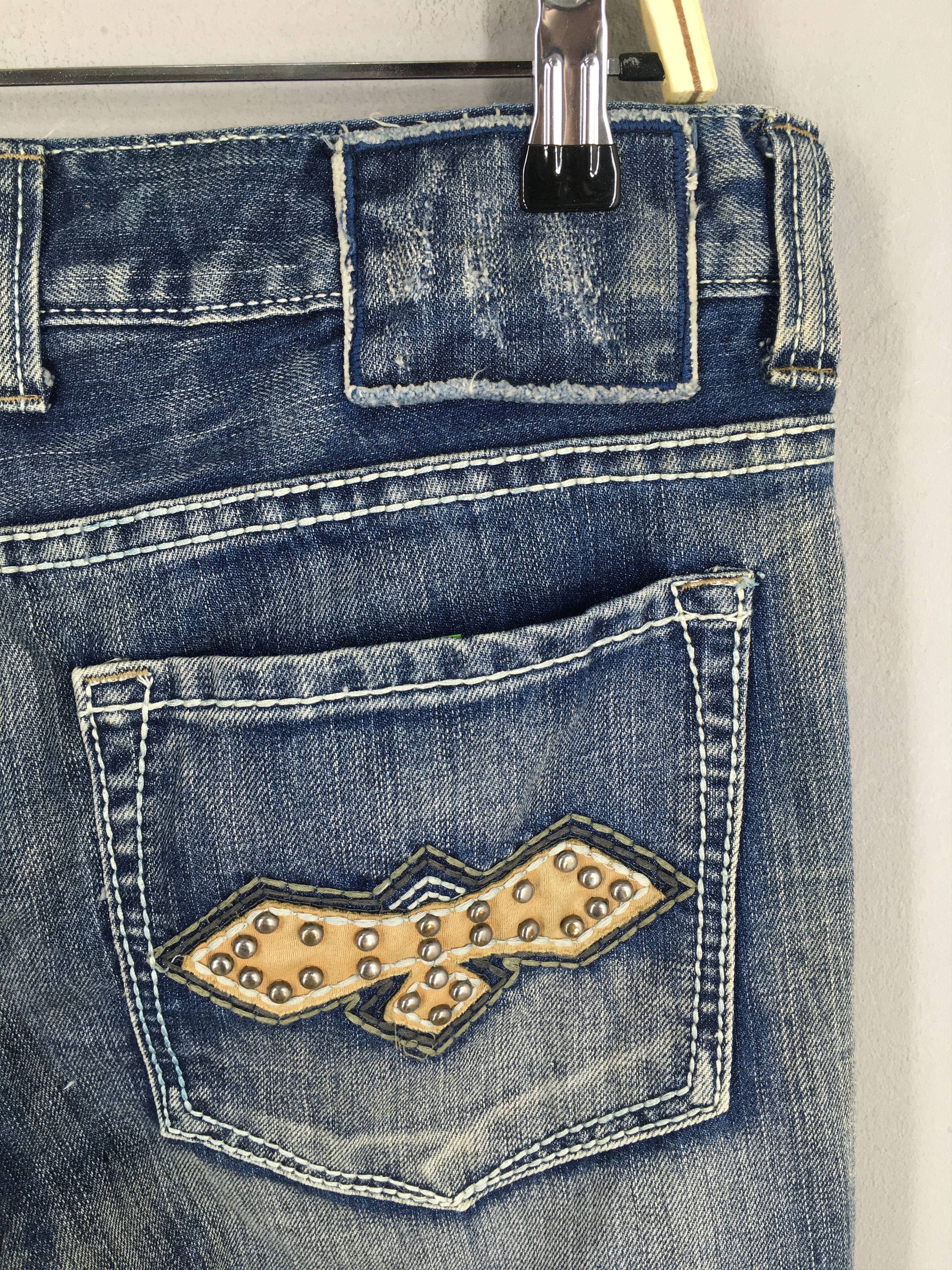 Helix Size 31x32 Vintage Y2K Helix Faded Flared Bootcut Jeans S208 Size US 31 - 11 Thumbnail