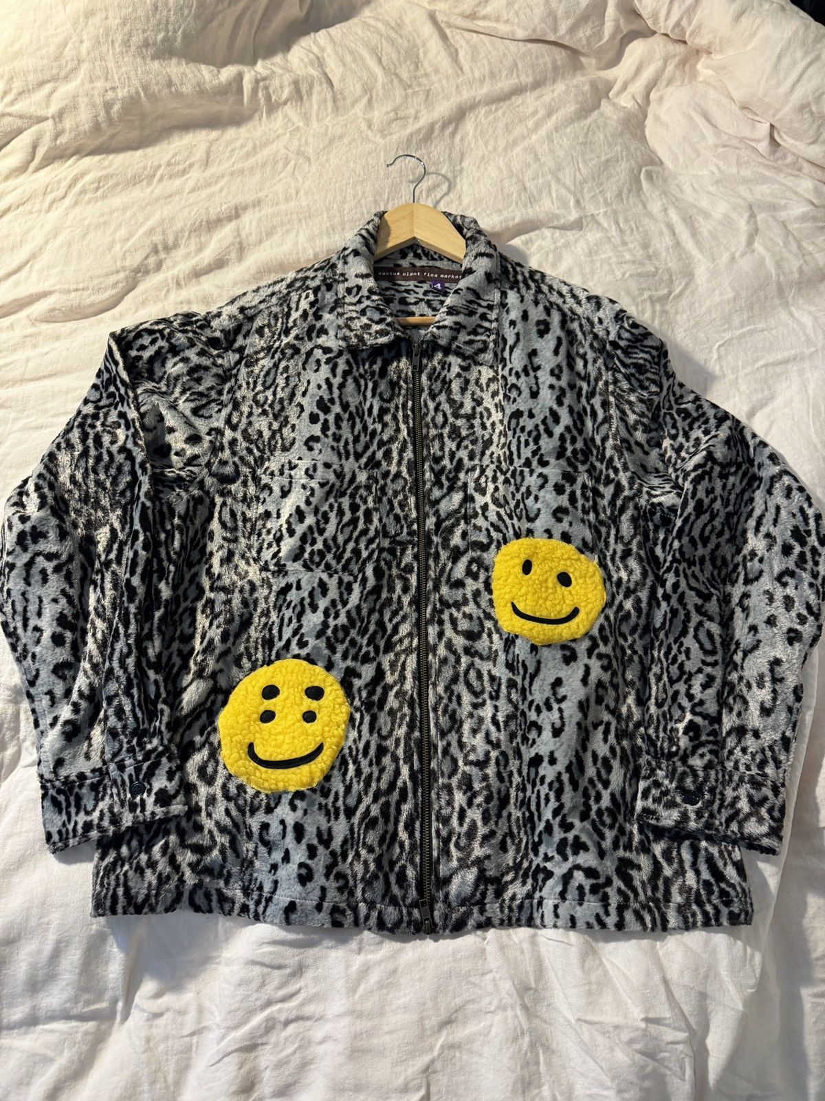 Human Made CPFM Japan Made Grey Leopard Zip Jacket | Grailed