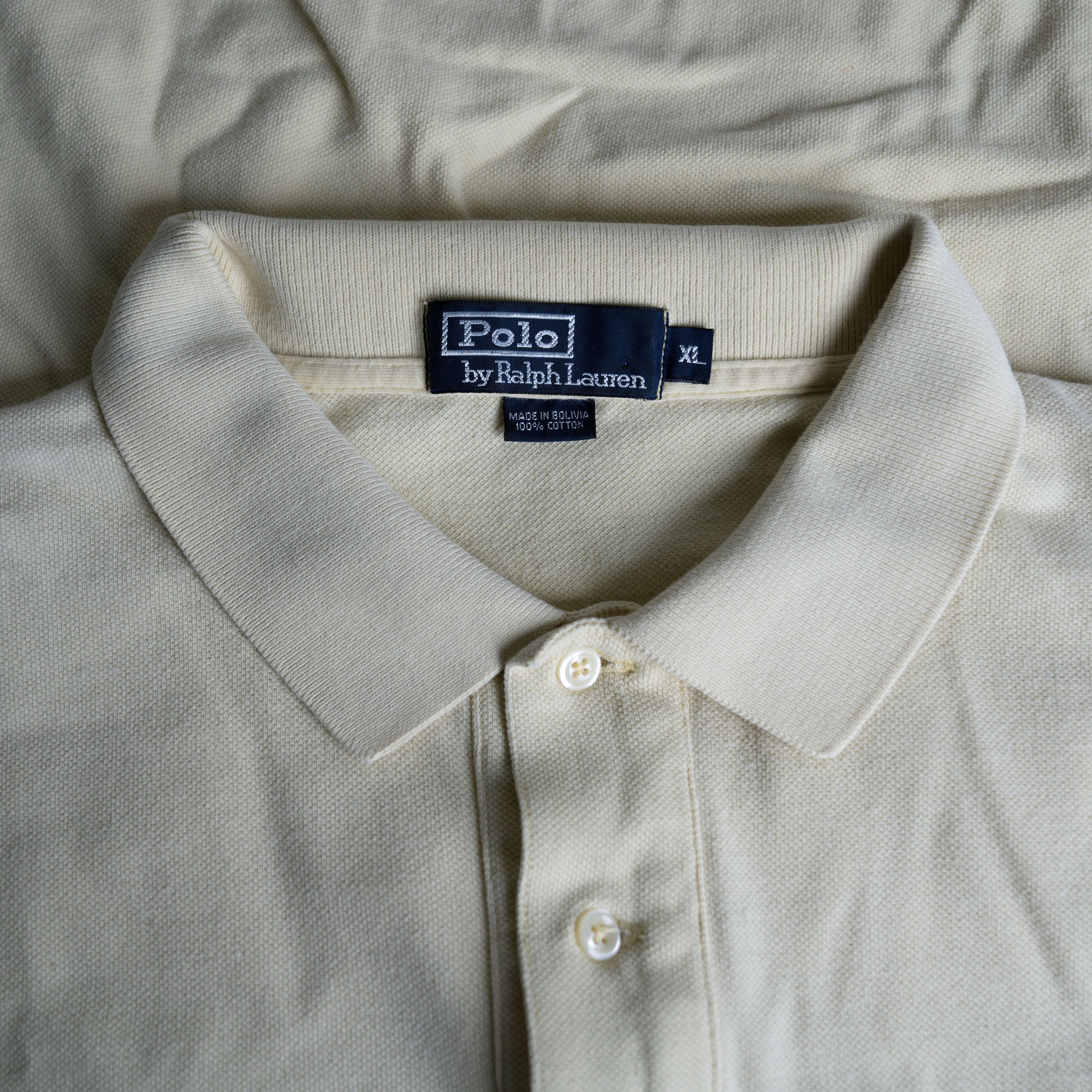 Ralph Lauren Vintage 1990 Polo Ralph Lauren Crest Polo Shirt Size US XL / EU 56 / 4 - 3 Thumbnail