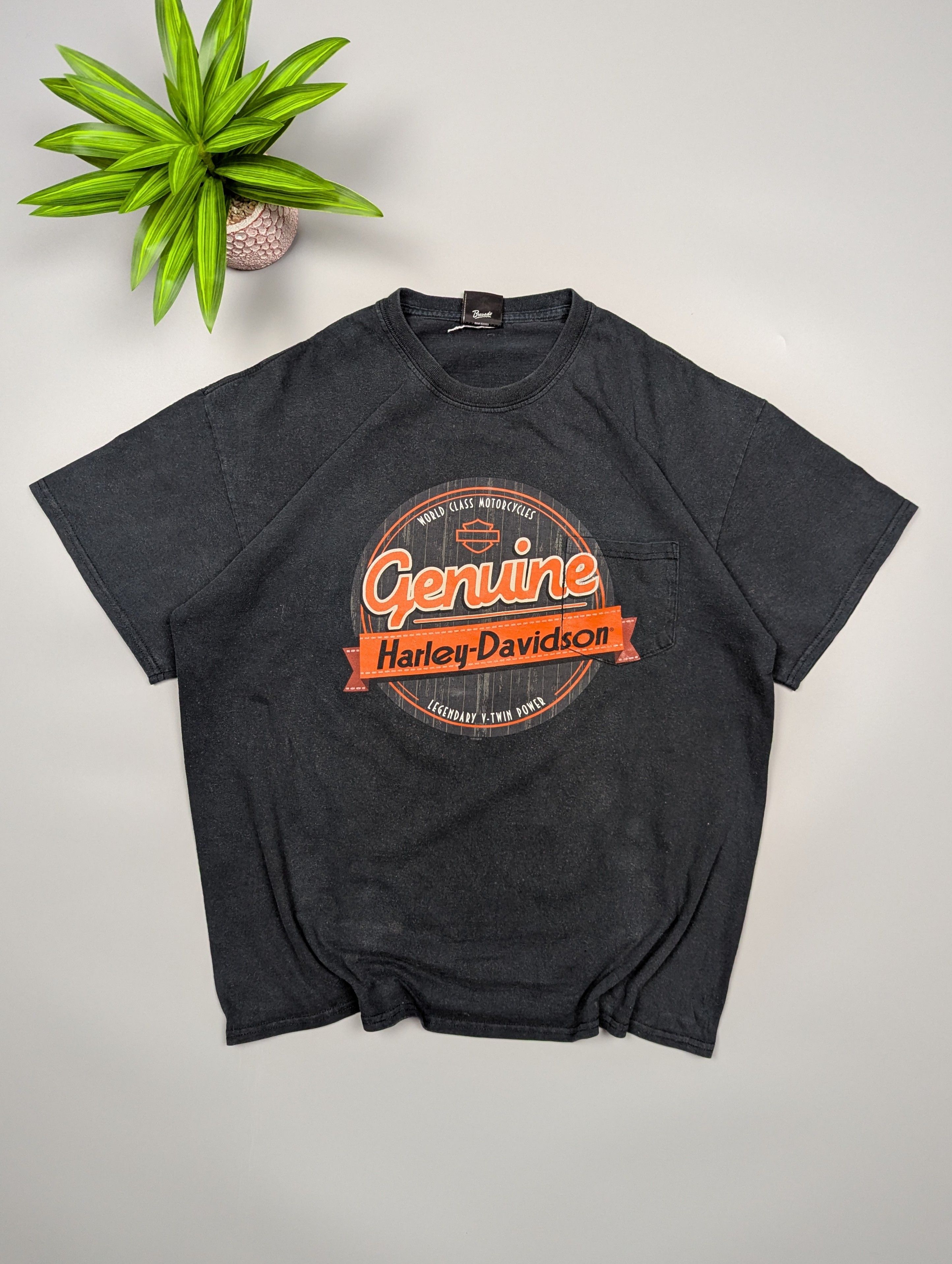 Bravado × Harley Davidson × Vintage Harley-Davidson Bravado T-Shirt USA Patriotic Biker Tee Size US L / EU 52-54 / 3 - 8 Thumbnail