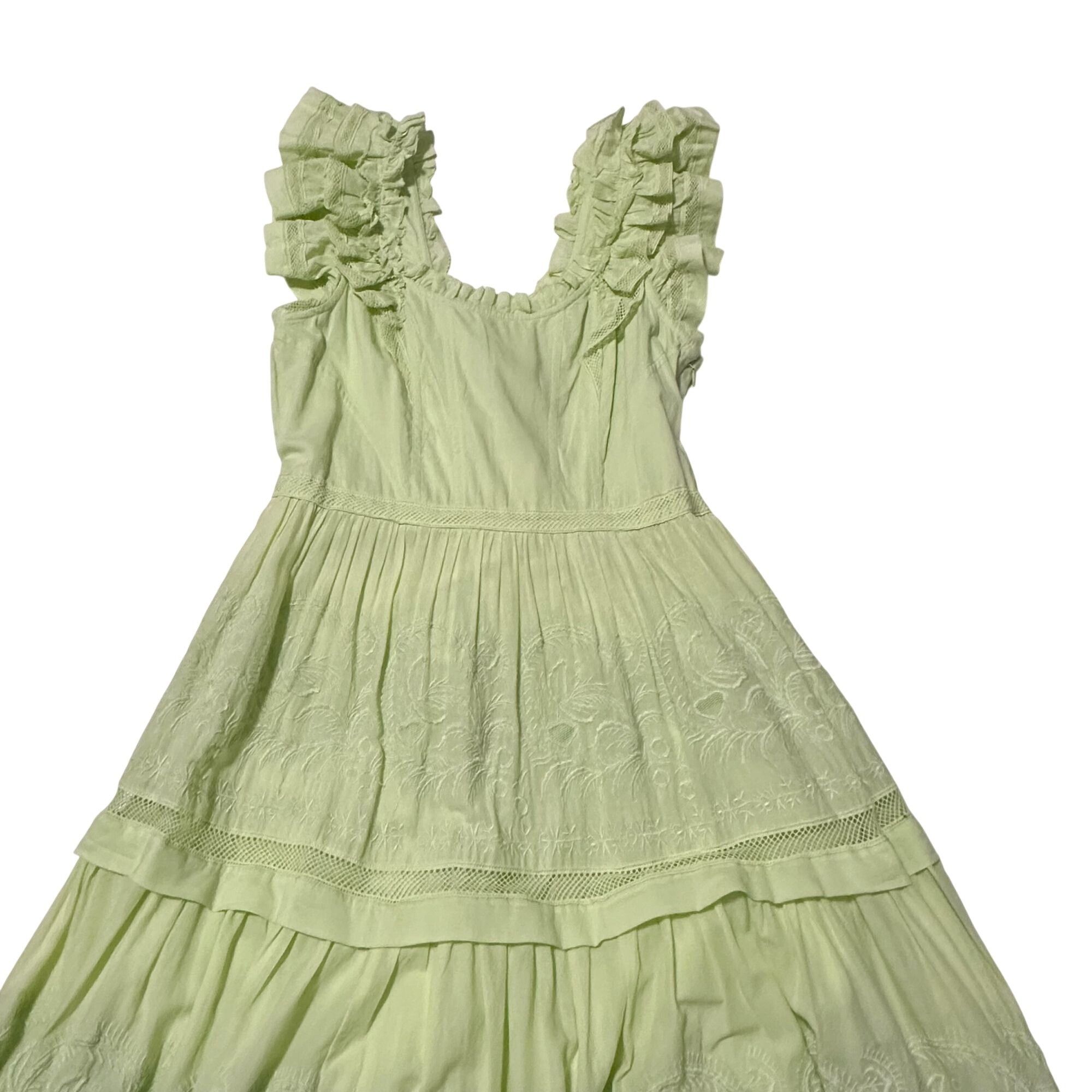 Ulla Johnson Ulla Johnson Julietta Broderie Anglaise Cotton Midi Dress, 4 Size S / US 4 / IT 40 - 5 Thumbnail