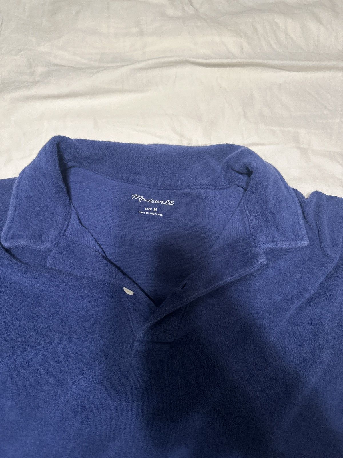 Madewell Madewell terry camp collar polo navy medium Size US M / EU 48-50 / 2 - 3 Thumbnail