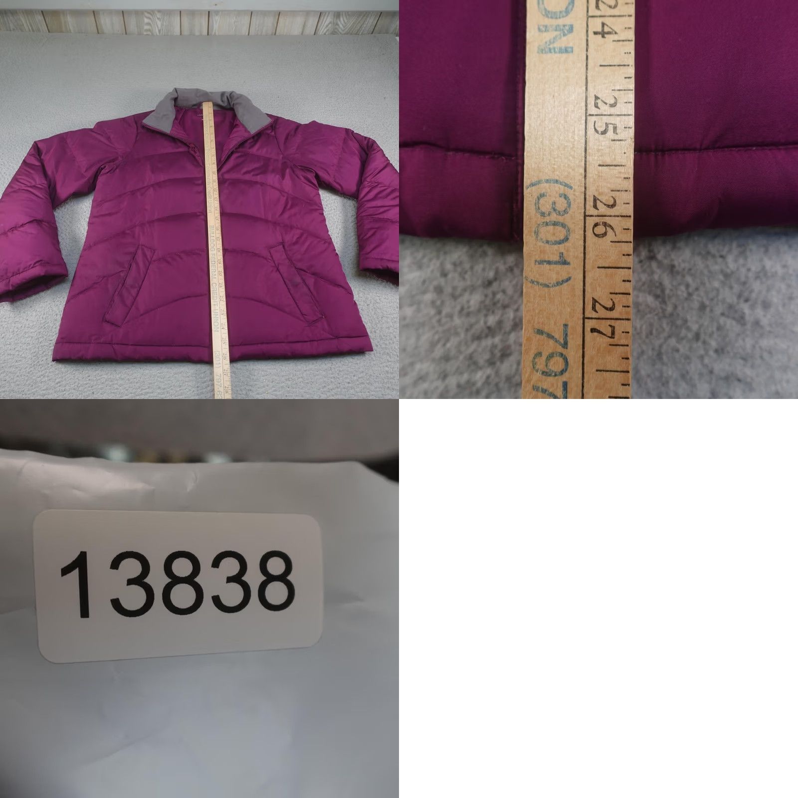 Lands' End Lands' End Puffer Jacket Womens Medium Purple Insulated Down Quilted Winter Zip Front Casual Coat Haters? Size M / US 6-8 / IT 42-44 - 8 Thumbnail