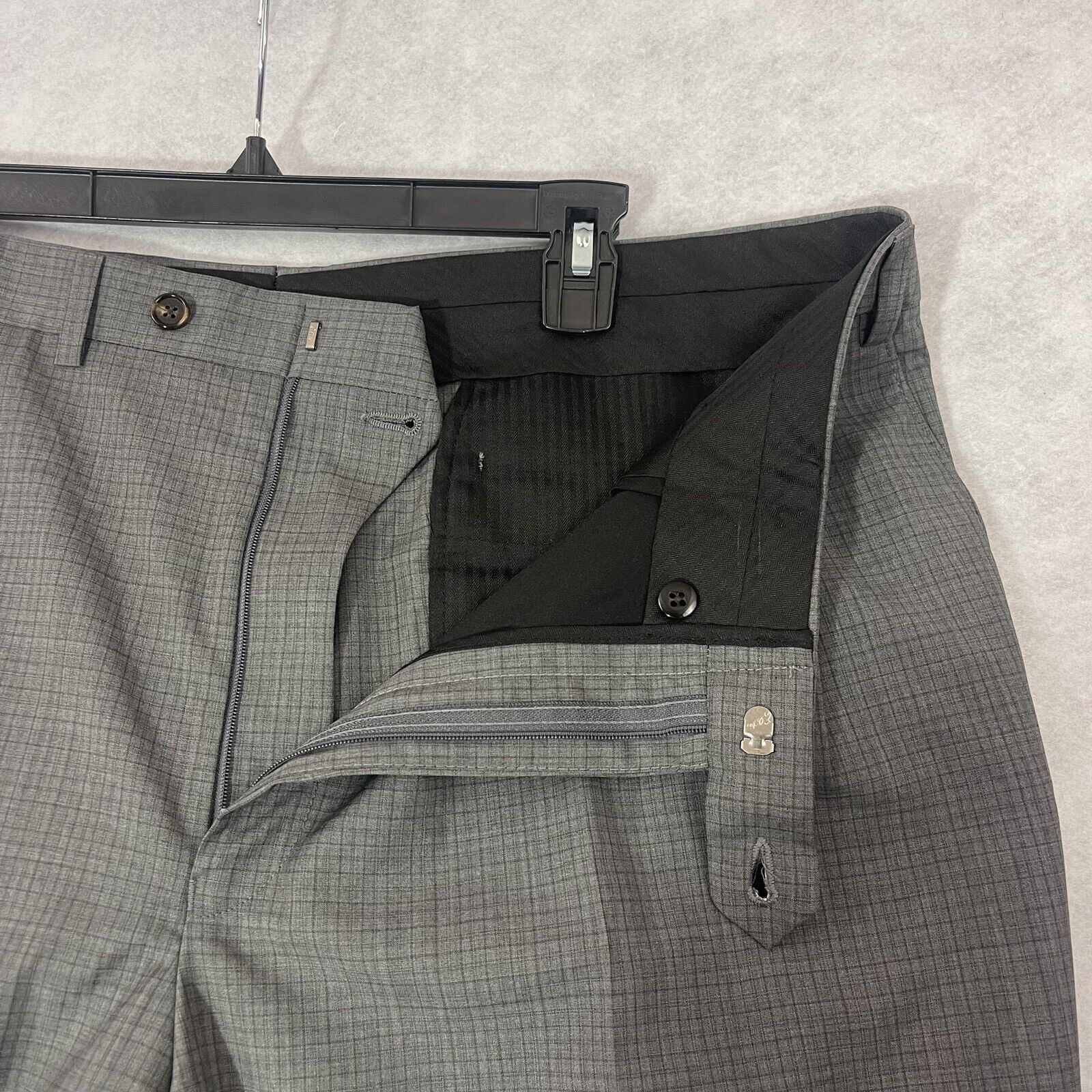 Ralph Lauren Ralph Lauren Nero Dress Pants Mens 43 Long 37 Gray MSPR $495 Size 42L - 13 Thumbnail