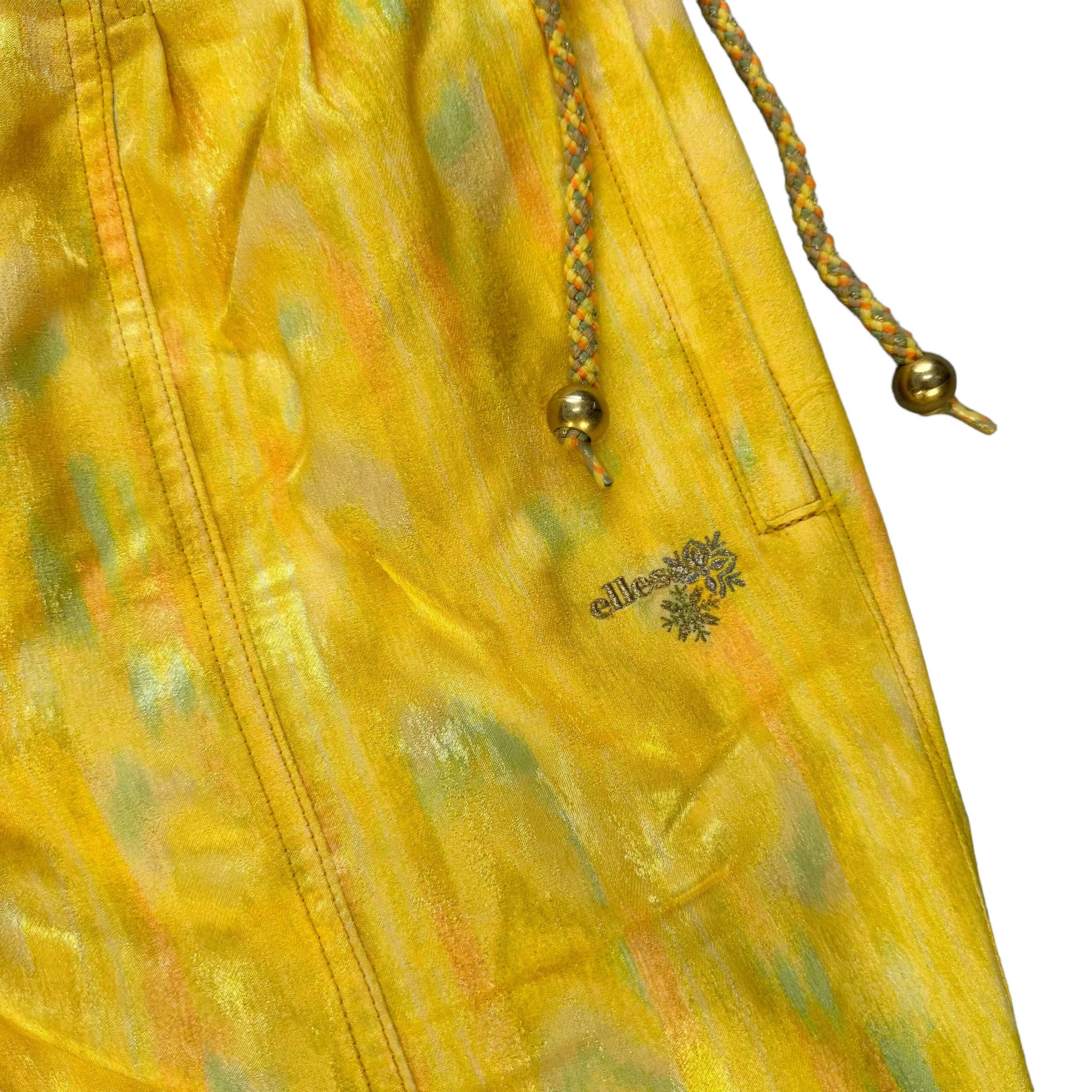 Ellesse Vintage ELLESSE Yellow Ski Drawstring Pant #9112-57 Size 26" / US 2 / IT 38 - 3 Thumbnail