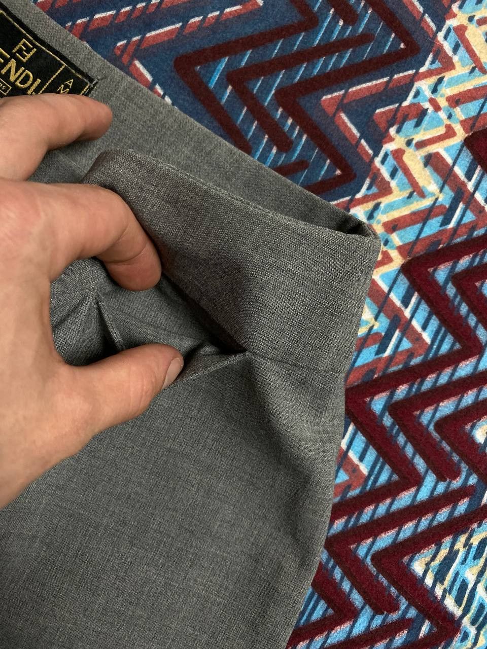 Fendi Fendi Gray Color Glitter Made In Italy Nice Design Size 29" - 17 Thumbnail