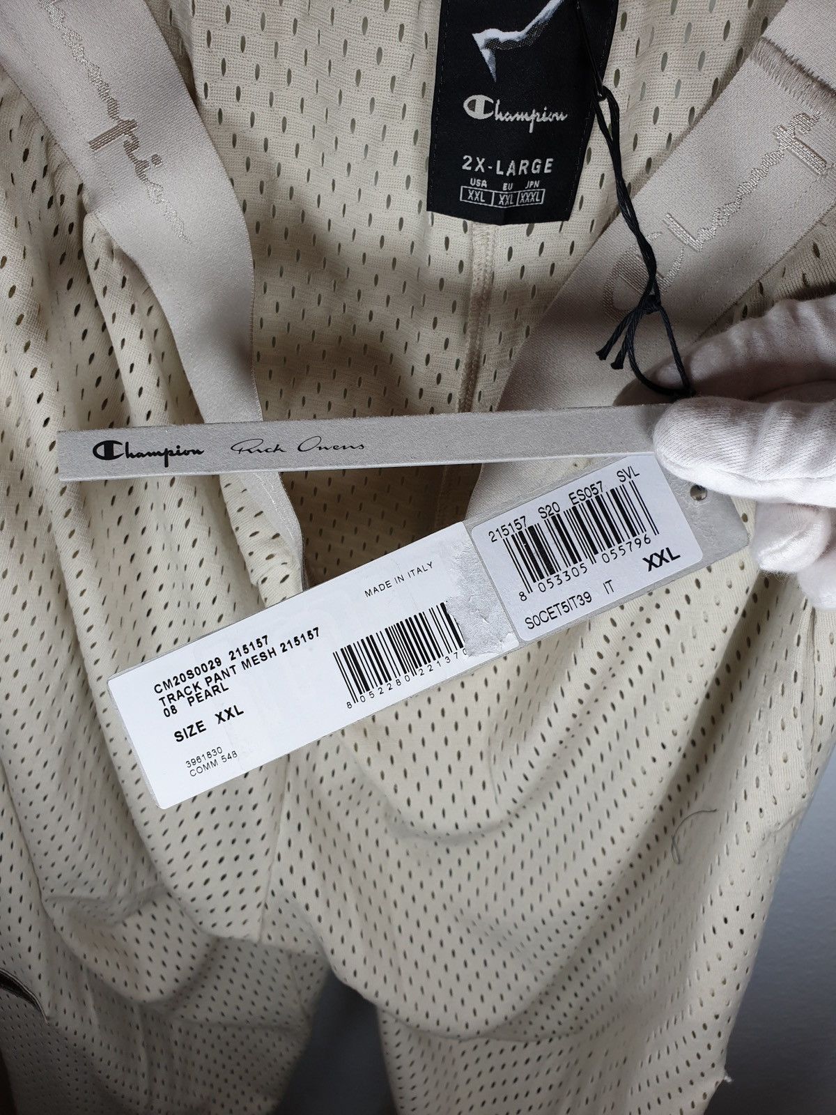 Rick Owens Rick Owens x Champion mesh pants Size US 36 / EU 52 - 7 Thumbnail