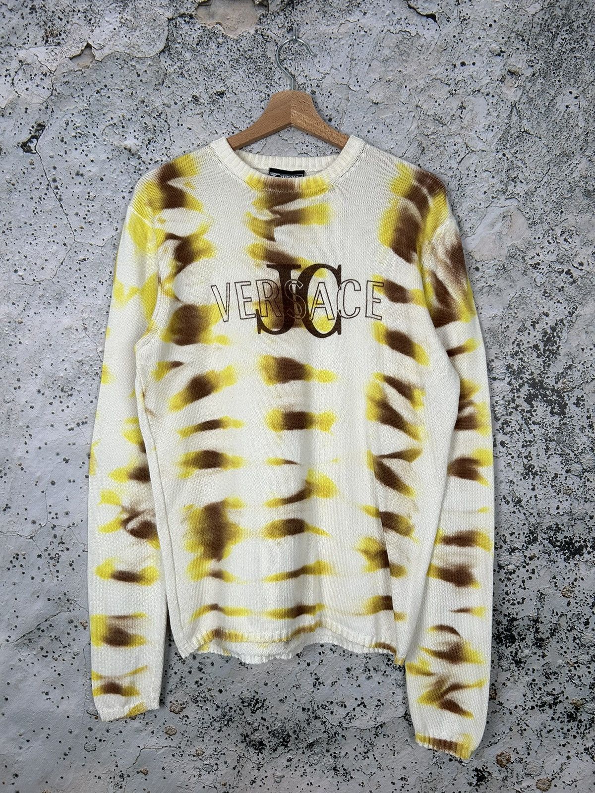 Versace Jeans Couture Vintage Versace Jeans Couture Logo Designer Sweater Rare Size US L / EU 52-54 / 3 - 1 Thumbnail