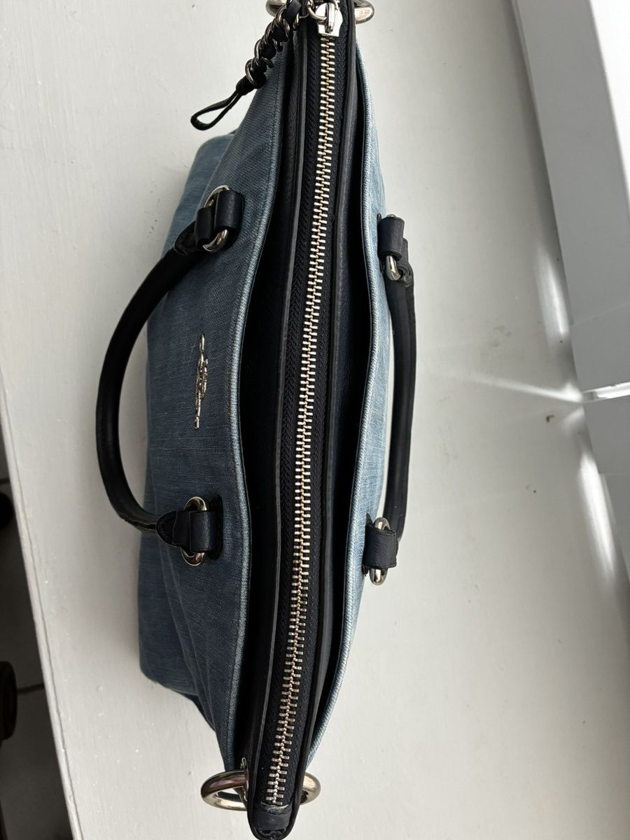 Coach Coach Denim Mia Satchel Size ONE SIZE - 5 Thumbnail