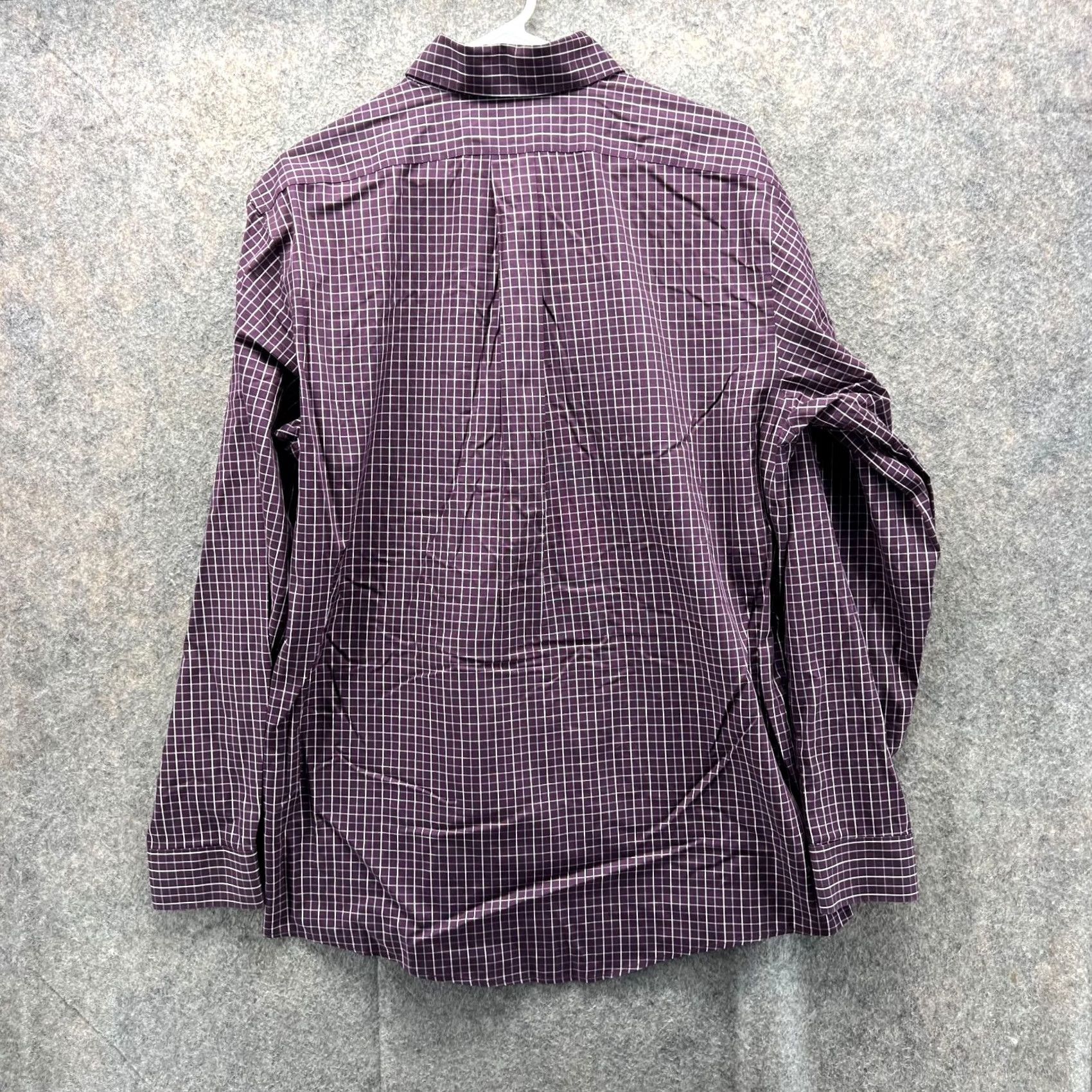 Eddie Bauer Eddie Bauer Shirt Men Medium Check Purple Vintage Button-Down Preppy Windowpane Size US M / EU 48-50 / 2 - 2 Thumbnail