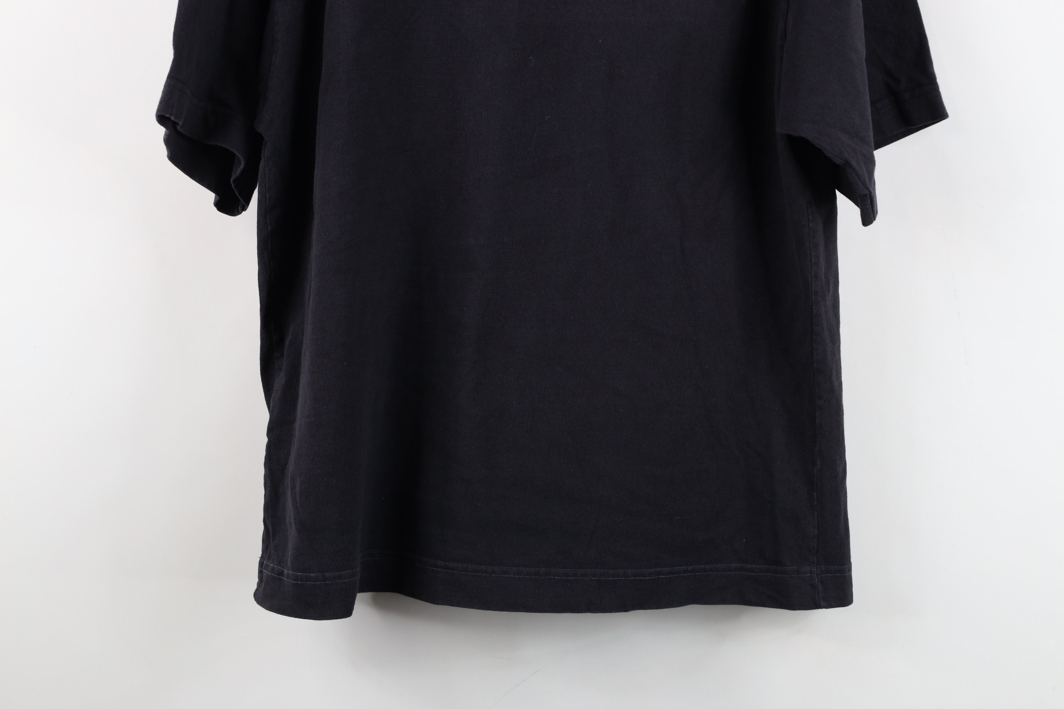 Vintage Vintage 90s Streetwear Blank Cotton Pocket T-Shirt Black Size L / US 10 / IT 46 - 14 Thumbnail