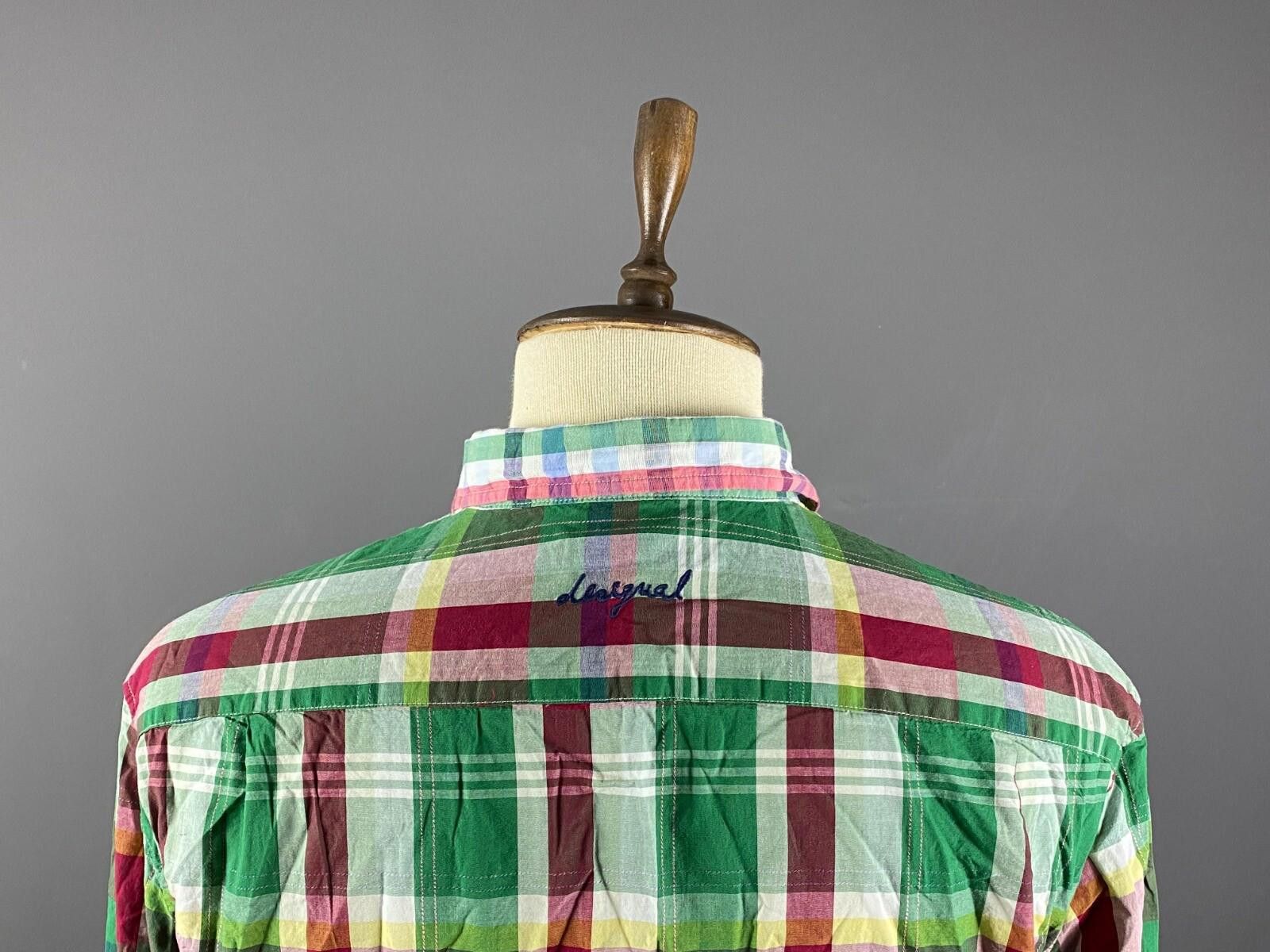 Desigual Desigual Colorful Oxford Multicolor Shirt Sz XXL / 2XL Size US XXL / EU 58 / 5 - 9 Thumbnail