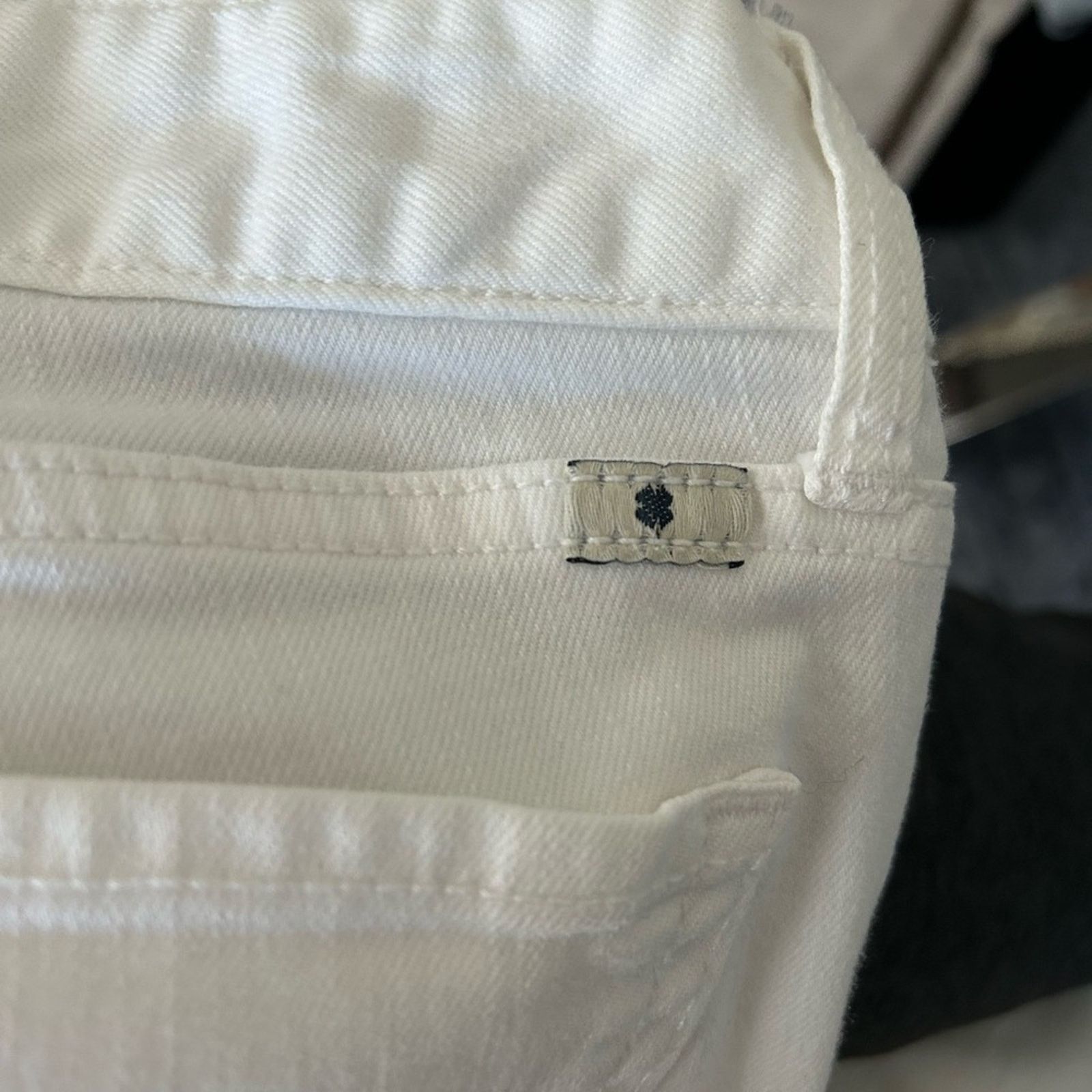 Lucky Brand Lucky Jeans Women’s 2/26 White Lolita Skinny Mid Rise Denim Size 26" / US 2 / IT 38 - 5 Thumbnail