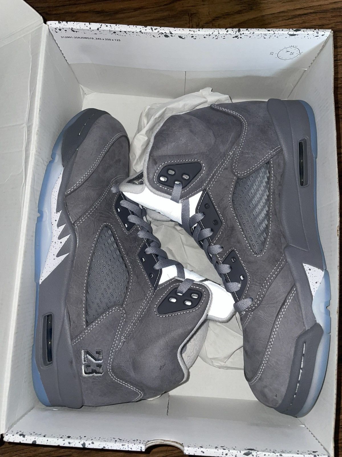 Jordan Brand Jordan 5 wolf grey size 10 Size US 10 / EU 43 - 1 Thumbnail