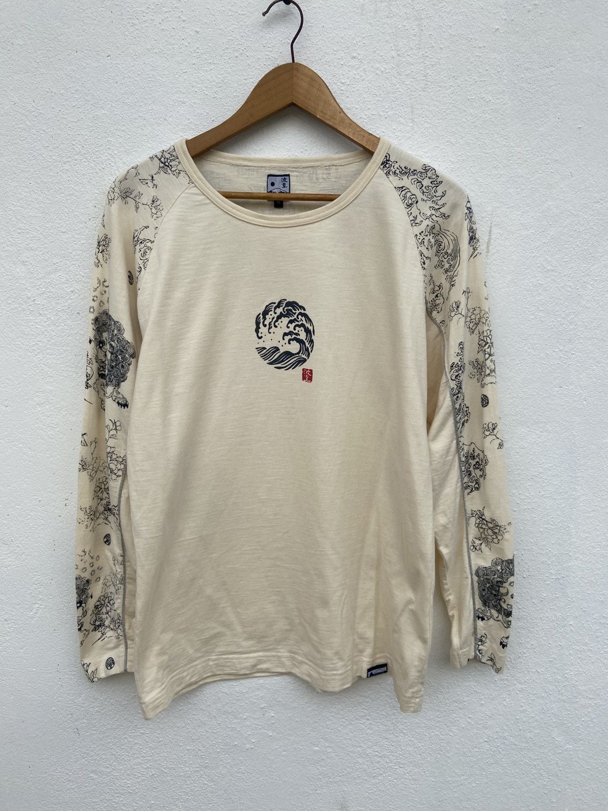 Karakuri Tamashii 🔥 Vtg Japan Sukajan t shirt long sleeve Karakuri Tamashi Size US M / EU 48-50 / 2 - 2 Thumbnail