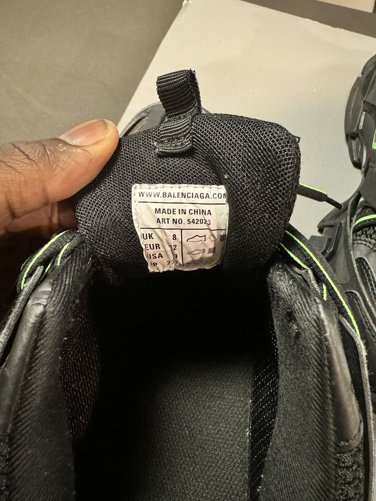 Balenciaga Balenciaga Track Sneaker 1 ‘Black Green’ Size US 9 / EU 42 - 3 Thumbnail