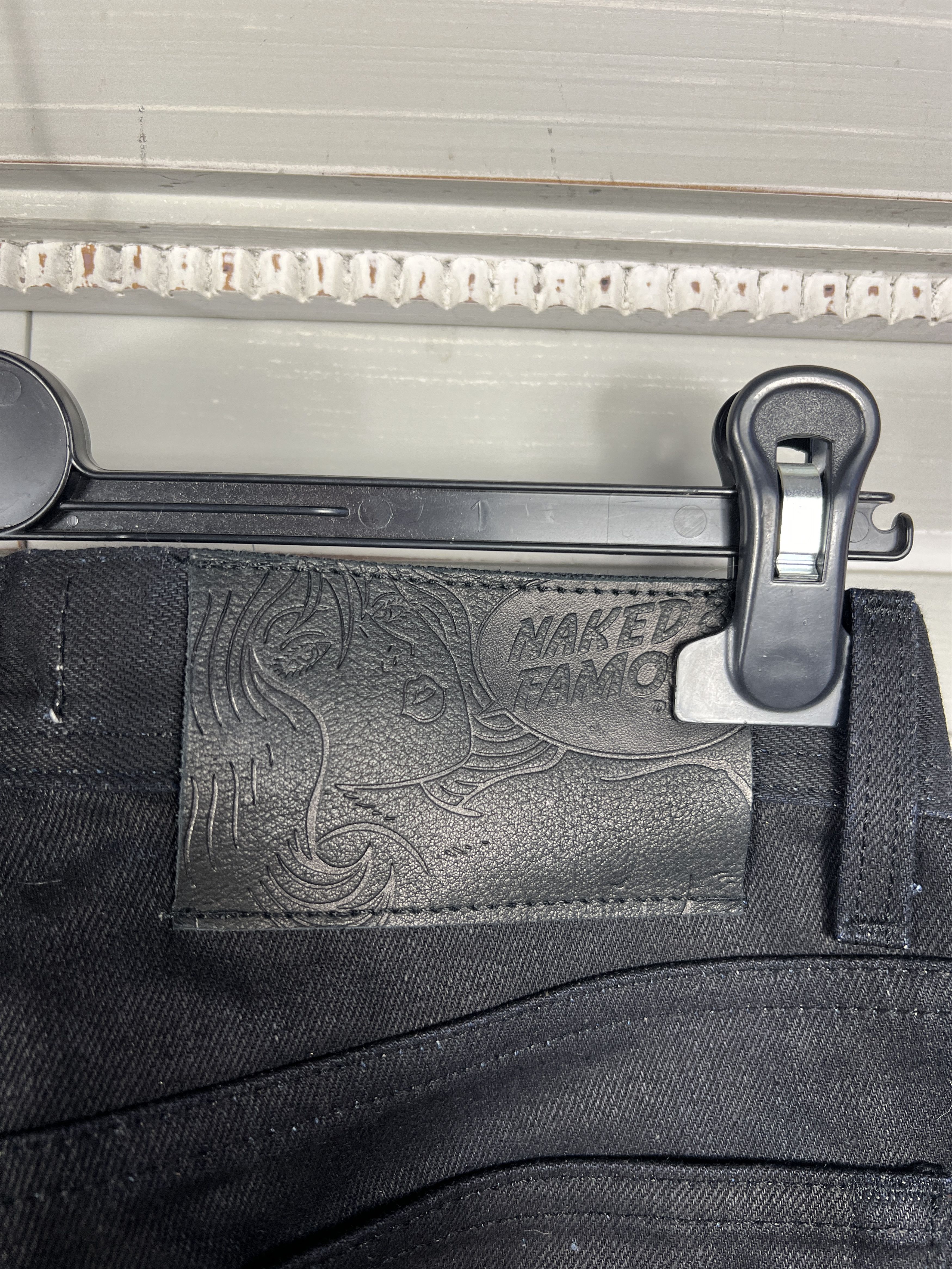 Naked & Famous naked famous denim black selvedge pants skinny wax jeans Size US 29 - 8 Thumbnail