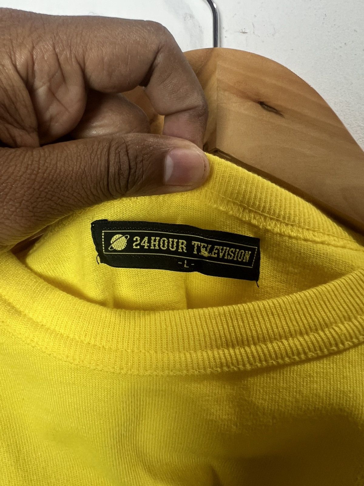 Japanese Brand Clean Up Project 24Hour Television Tee Size US L / EU 52-54 / 3 - 8 Thumbnail