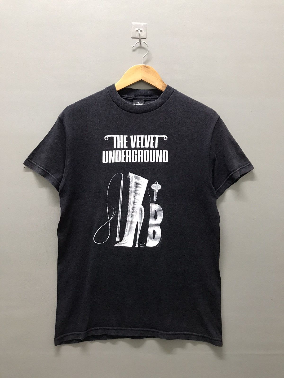 image of Band Tees x Rock Tees Vintage The Velvet Underground Band Tee in Black, Men's (Size Small)