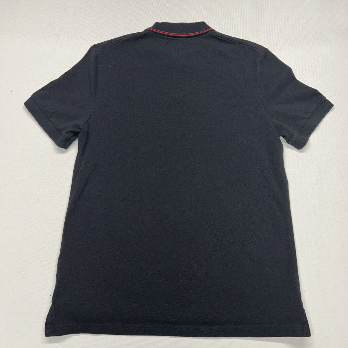 Nike × Vintage VTG Nike Polo Shirt Black Sportswear Air Max 90 Y2K Size US L / EU 52-54 / 3 - 12 Thumbnail