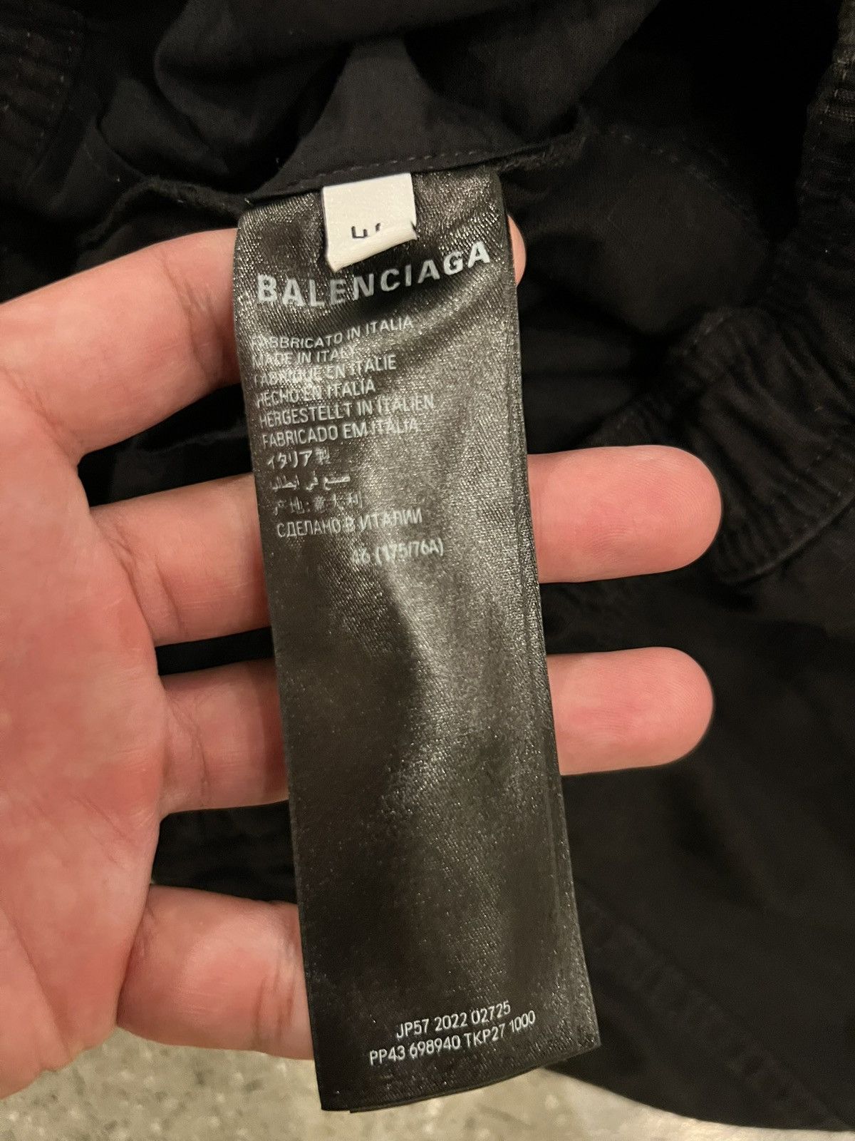 Balenciaga Parachute Cargo Pants Drawstring Bottoms Size US 30 / EU 46 - 9 Thumbnail