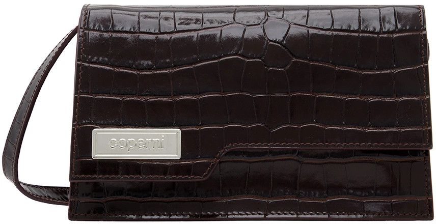Coperni Coperni small Folder leather shoulder bag brown Size ONE SIZE - 3 Thumbnail