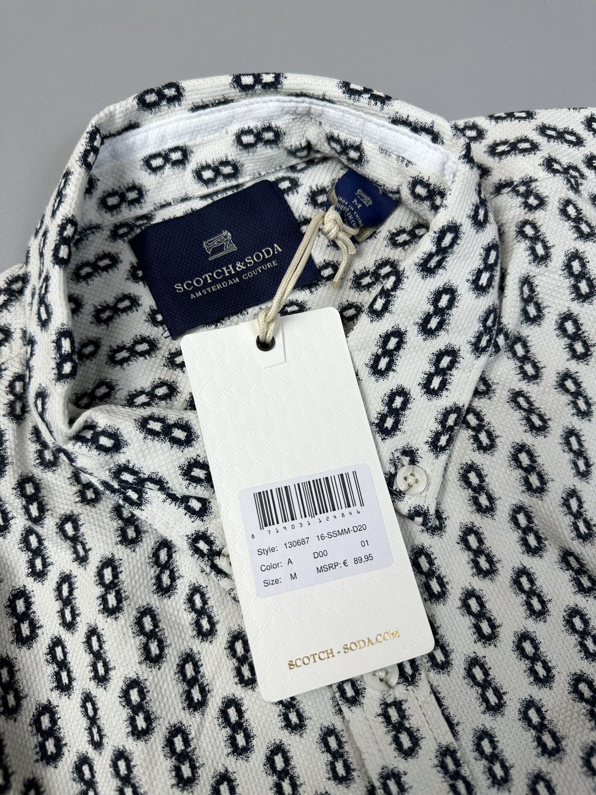 Scotch & Soda Scotch&Soda Office Style monogram button shirt Size US L / EU 52-54 / 3 - 3 Thumbnail