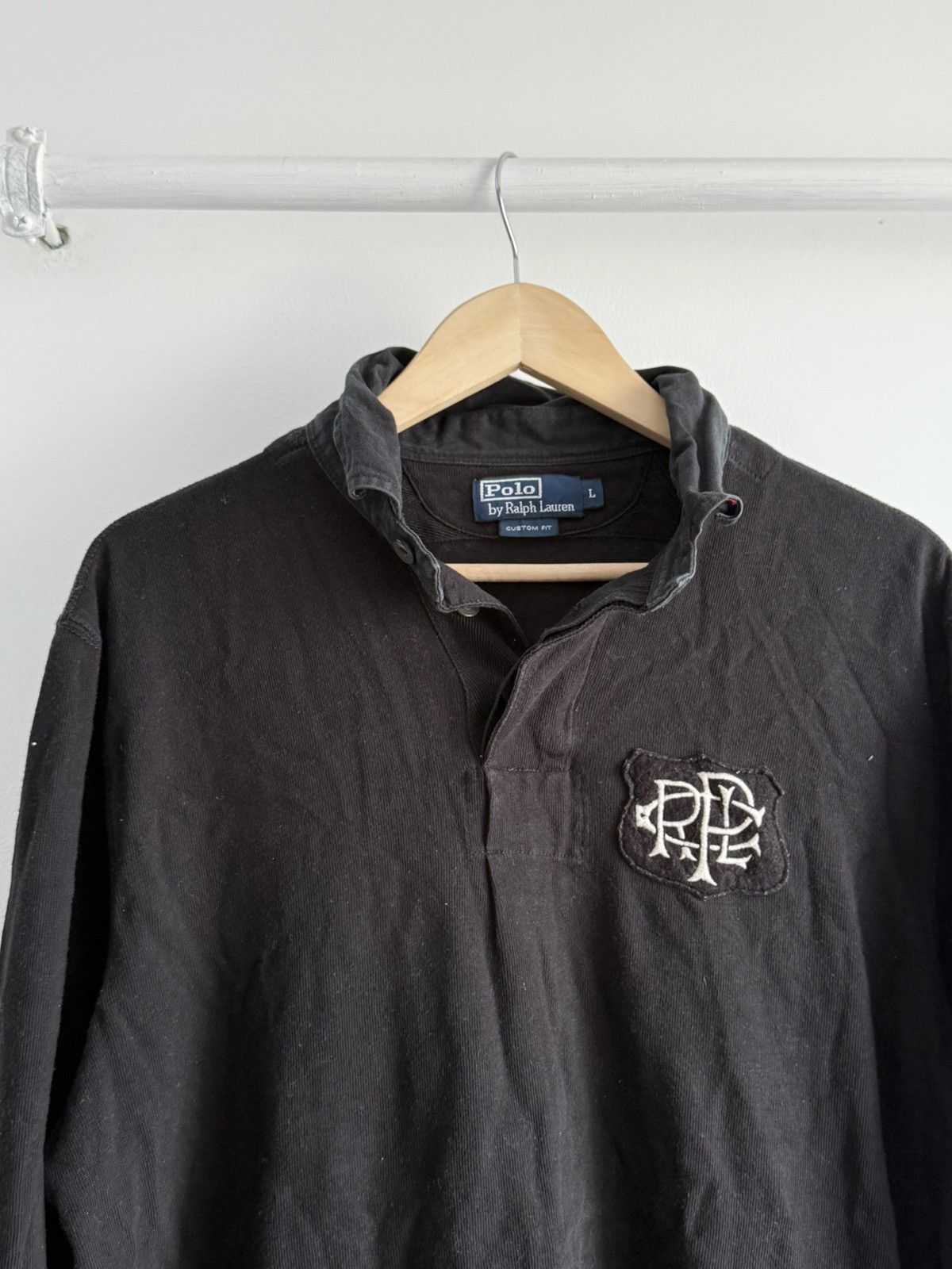Polo Ralph Lauren Vintage 90s Polo Ralph Lauren Rugby Long Sleeve Size US L / EU 52-54 / 3 - 2 Thumbnail