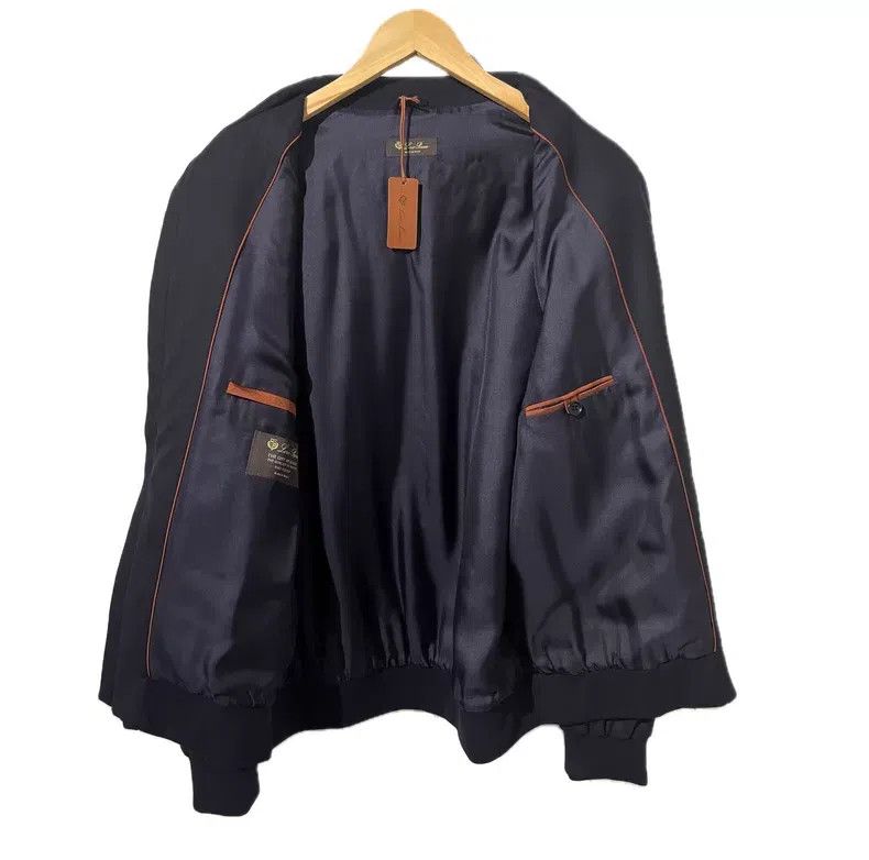 Loro Piana Loro Piana Pilot jacket men's outerwear navy blue Size US L / EU 52-54 / 3 - 7 Thumbnail