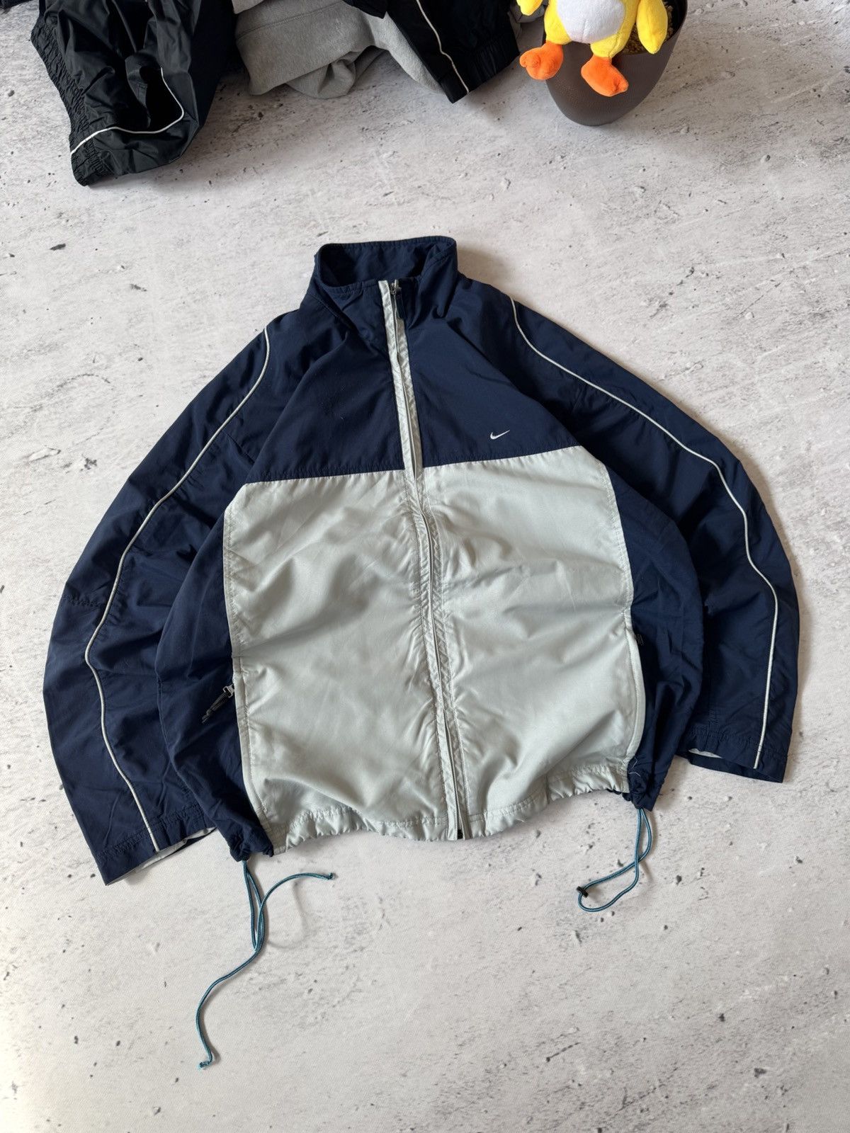 Nike × Vintage NIKE VINTAGE BASIC LOGO OVERSIZE BAGGY LIGHT JACKET Size US M / EU 48-50 / 2 - 1 Thumbnail