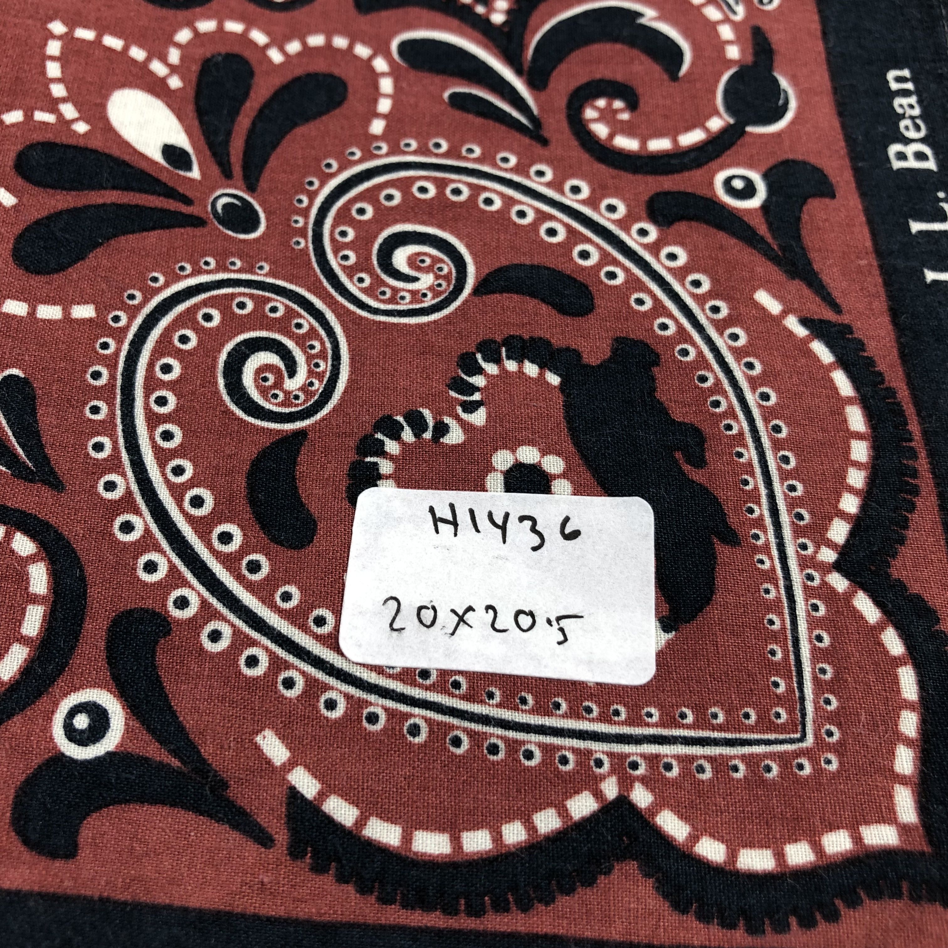 L.L. Bean L.L. Bean Paisley Handkerchief Neckerchief Bandana H1436 Size ONE SIZE - 6 Thumbnail