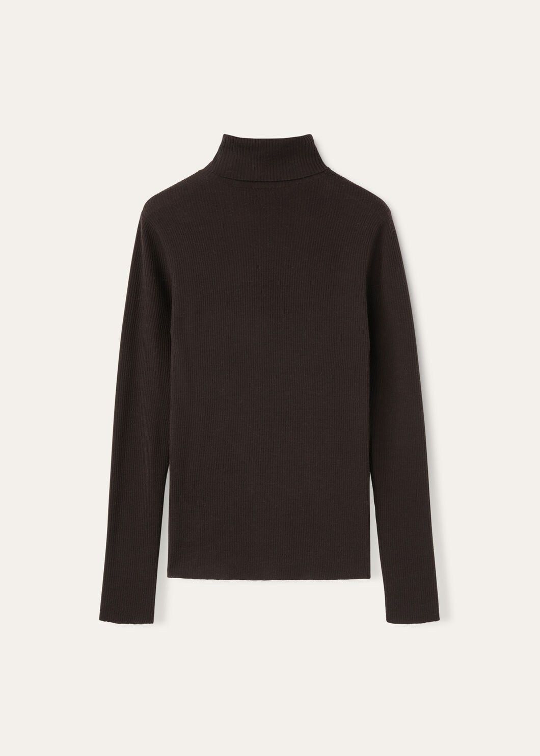 Loro Piana o1w1db10825 FAN1199 Taupo Turtleneck Sweater in Dark Brown Size XS / US 0-2 / IT 36-38 - 6 Thumbnail