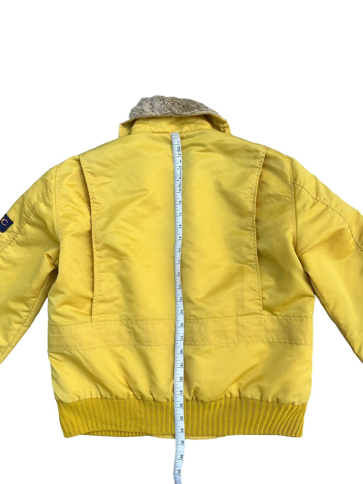 Vintage × Wrangler Vintage 80s WRANGLER Quilt Lining Yellow Nylon Bomber Jacket Size US M / EU 48-50 / 2 - 5 Thumbnail