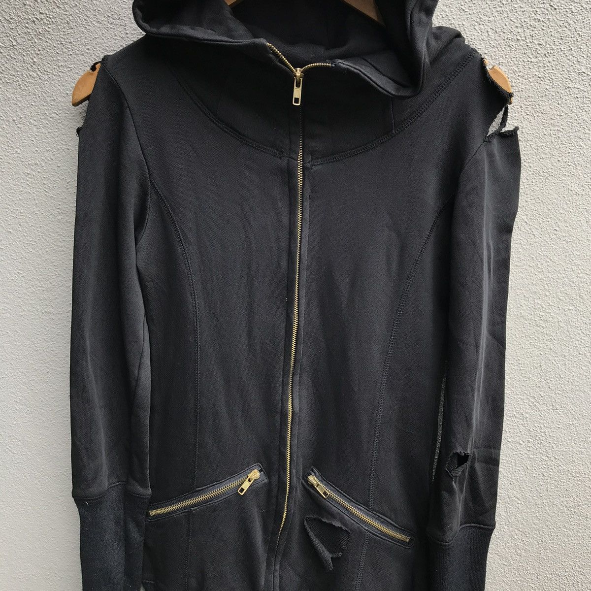 Lip Service LIP SERVICE distressed design hoodie rare Size S / US 4 / IT 40 - 3 Thumbnail