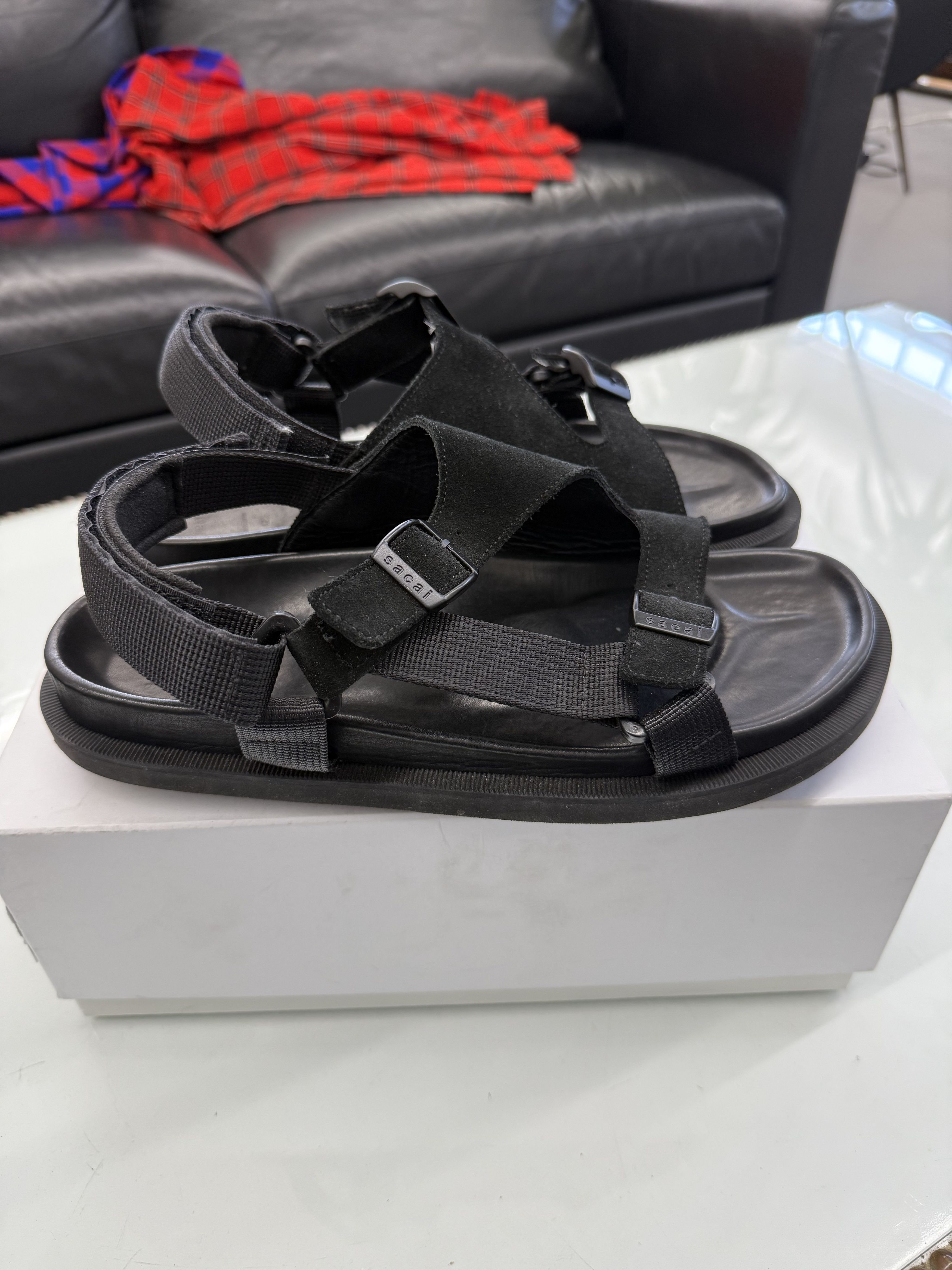 Sacai SACAI Suede Strap Sandals Size US 9 / EU 42 - 2 Thumbnail