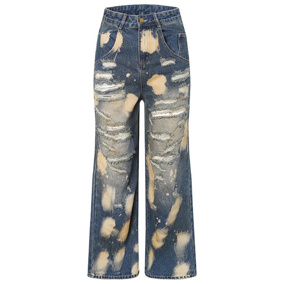 Ripped Distressed Baggy Jeans