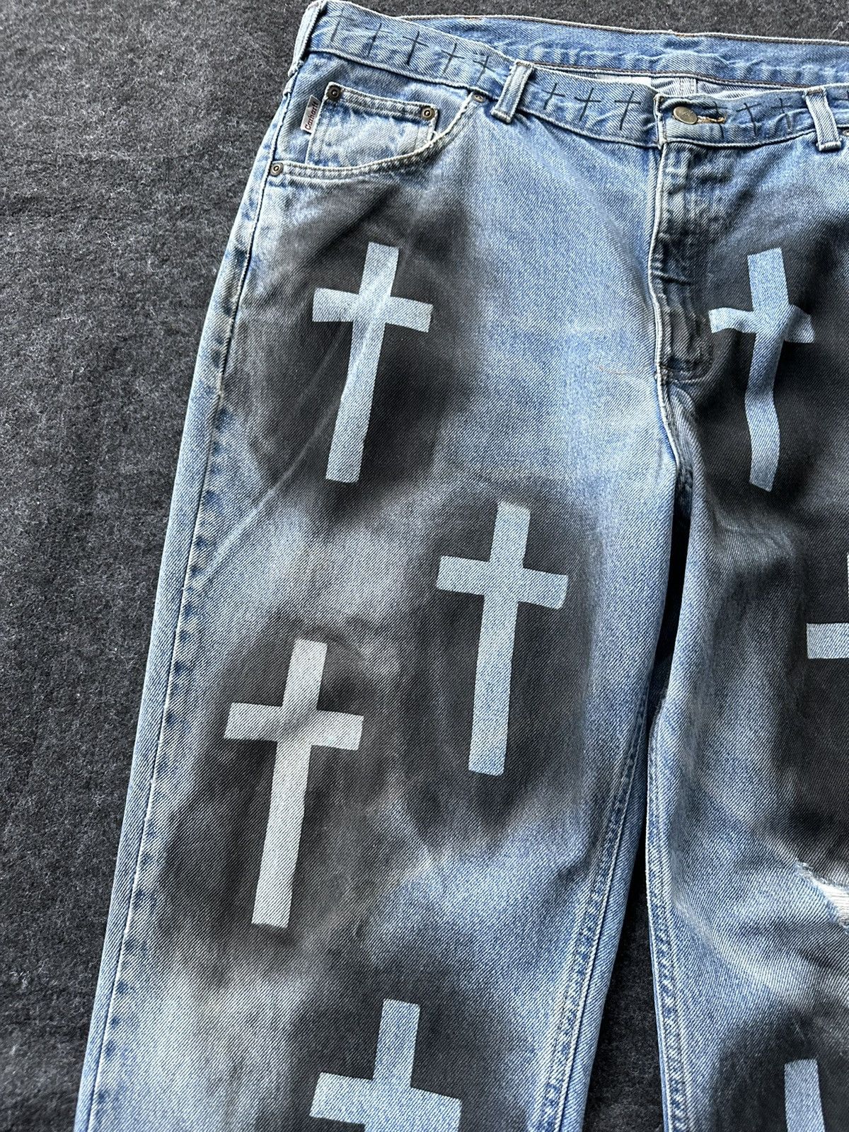 Carhartt Vintage Carhartt Big Size “Holy Grail” Denim 40x29 D449 Size US 40 / EU 56 - 3 Thumbnail