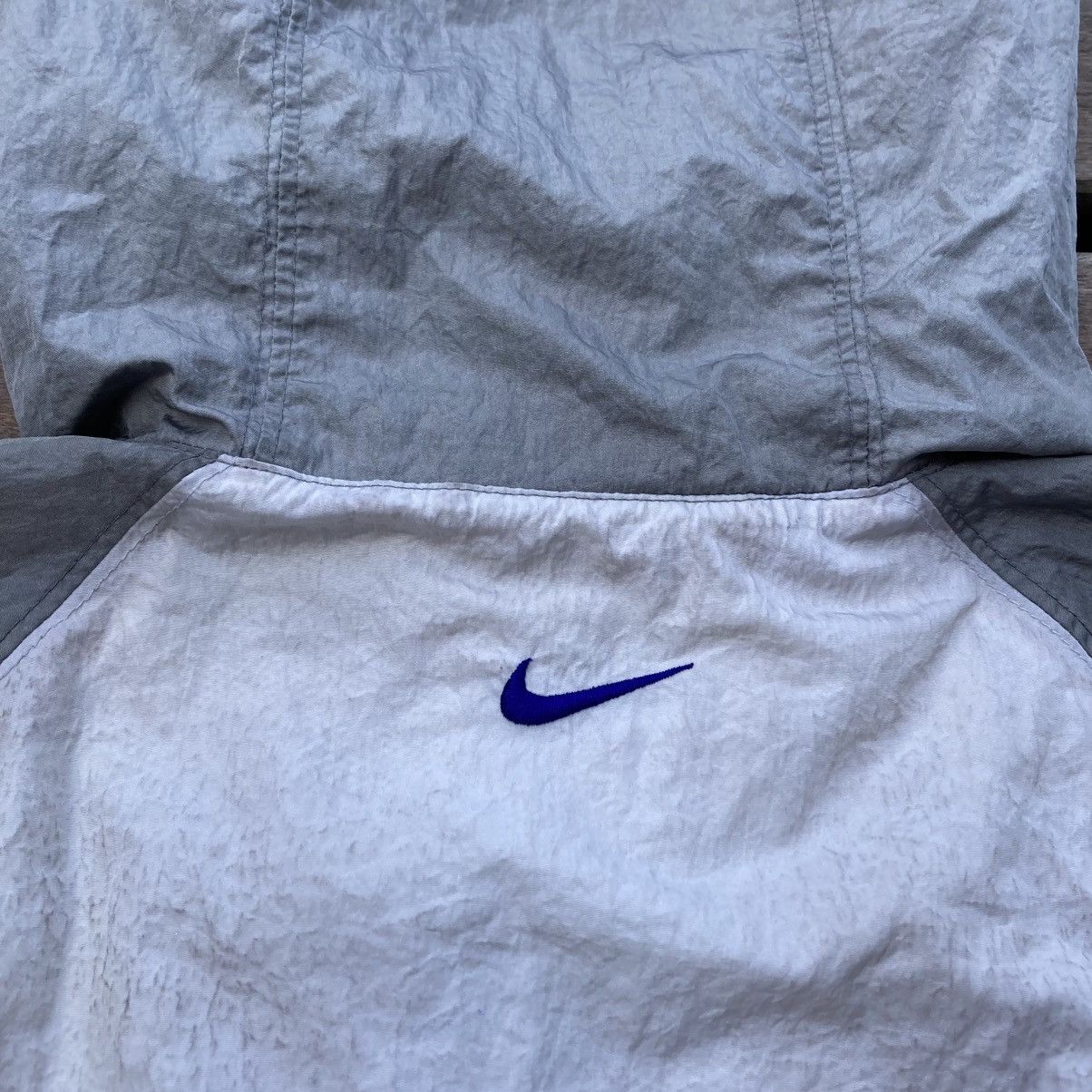 Nike Vintage Distressed 90s Nike Double Swoosh Light Jacket Size US XL / EU 56 / 4 - 19 Thumbnail