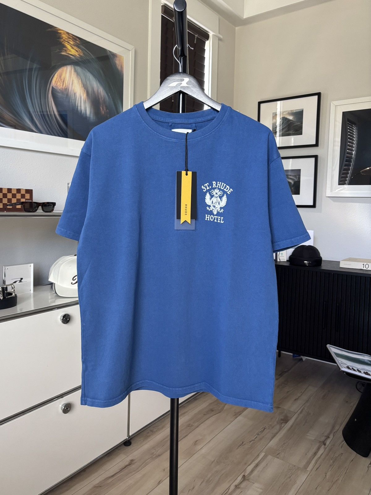 Rhude RHUDE | SAINT BARTS HOTEL LOGO TEE Size US S / EU 44-46 / 1 - 2 Thumbnail
