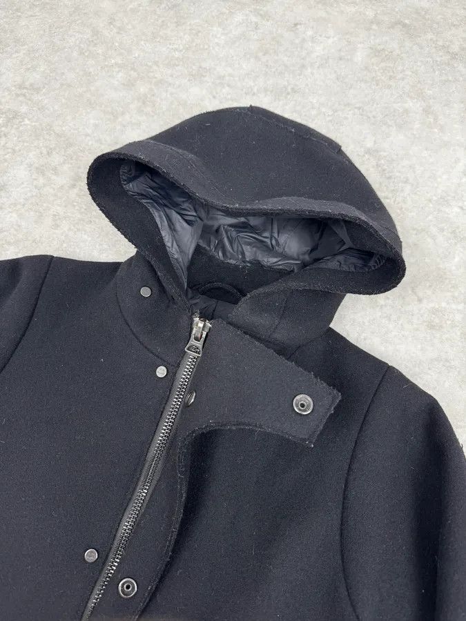 Acne Studios Acne Studios Black Spy Hooded Wool Trench Coat Size US M / EU 48-50 / 2 - 7 Thumbnail