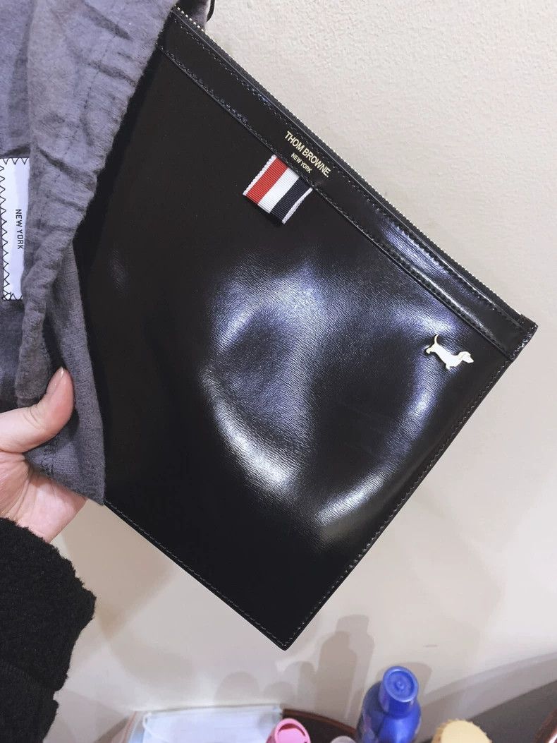 Thom Browne Thom Browne Sticky leather tote bag Size ONE SIZE - 9 Thumbnail