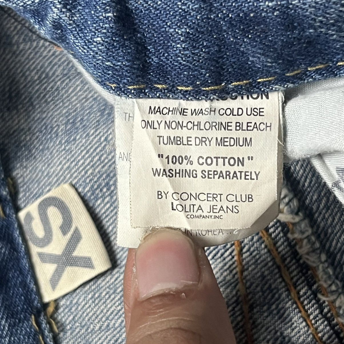 Le Grande Bleu (L.G.B.) Y2K Lolita Jeans distresss denim short Size 30" / US 8 / IT 44 - 8 Thumbnail