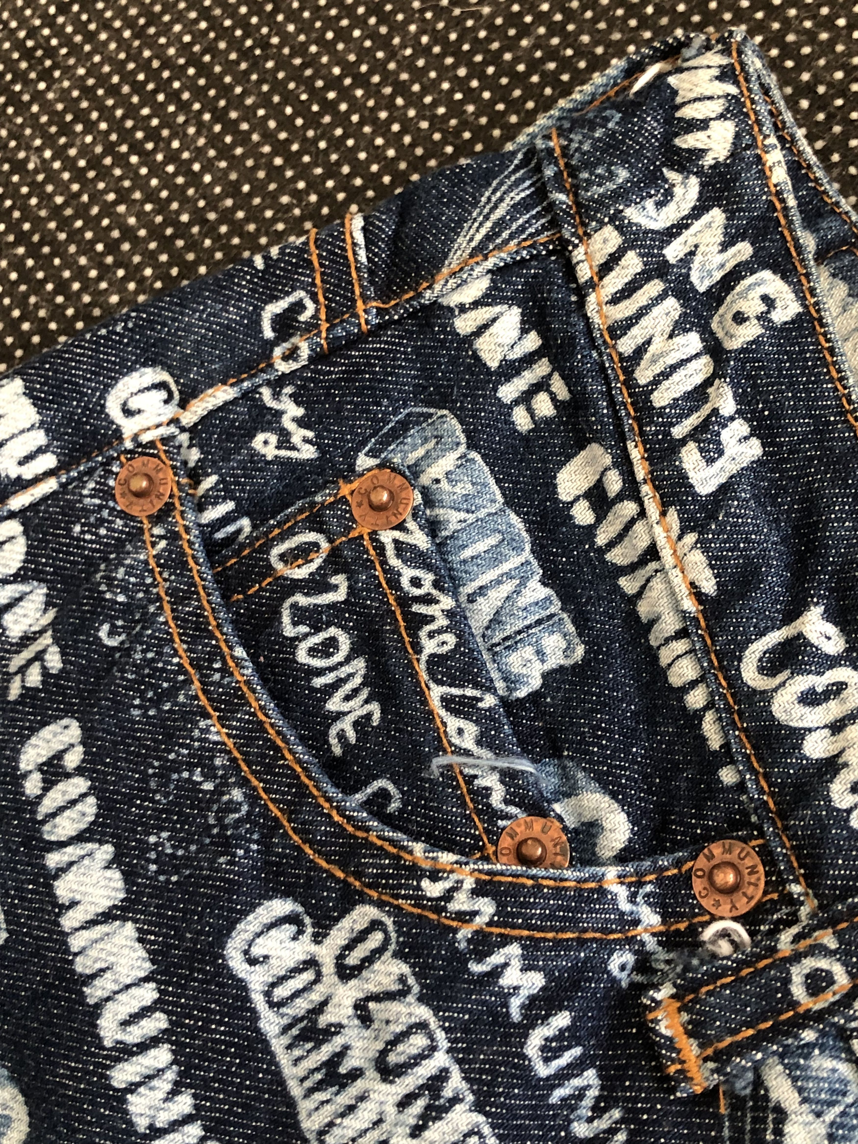Japanese Brand × Vintage NOBUHIKO KITAMURA HYSTERIC OZONE COMMUNITY DENIM Size 26" / US 2 / IT 38 - 9 Thumbnail