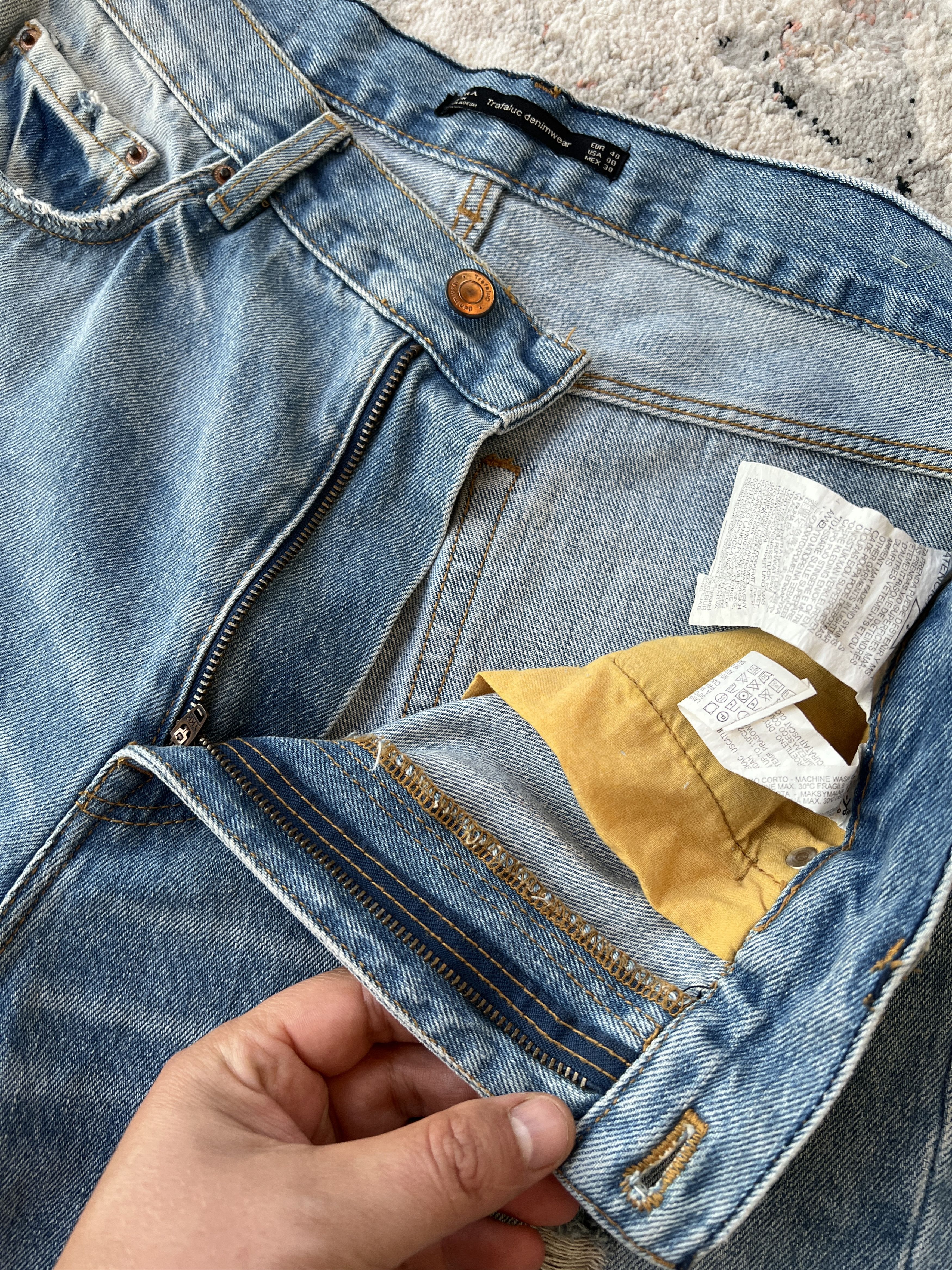 Zara Zara Trafaluc Denim Slim Jeans Size 30" / US 8 / IT 44 - 4 Thumbnail