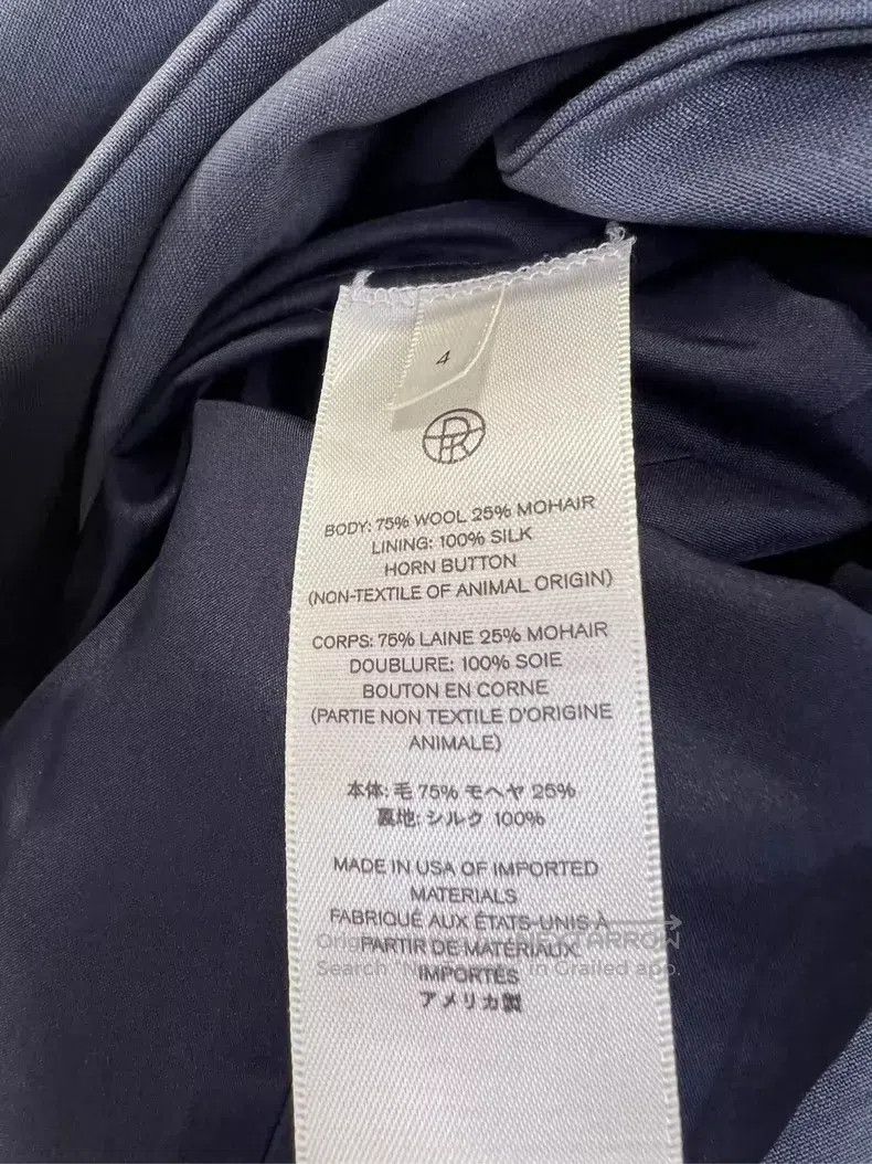 The Row The row size 4 Gray-blue wool jacket Size S / US 4 / IT 40 - 4 Thumbnail