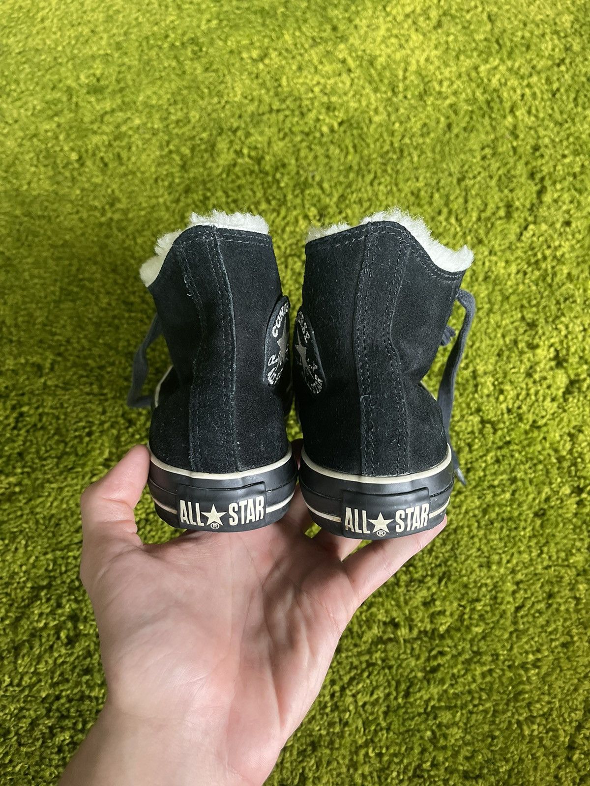 Converse × Designer Converse fur lining real suede leather sneakers Size US 8.5 / IT 38.5 - 6 Thumbnail