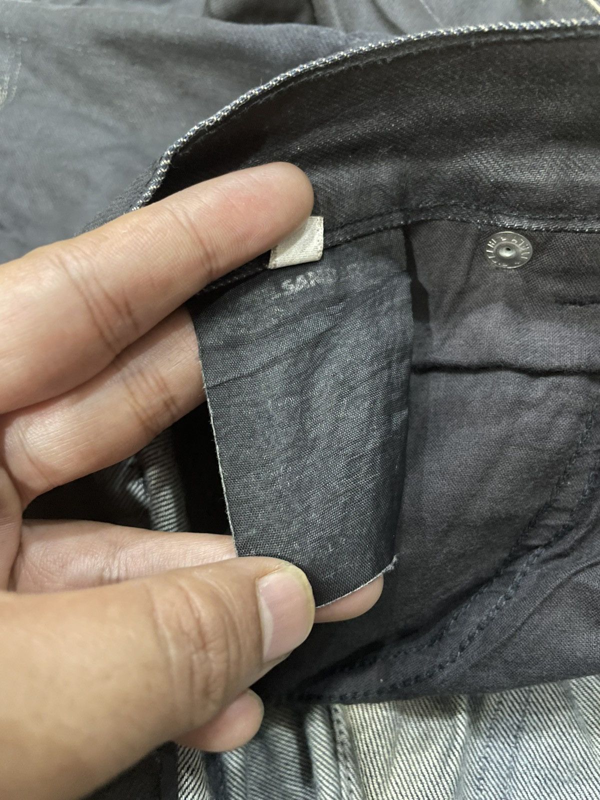 Jil Sander Raf Simons era Jil Sander Waxed Distressed Denim Pant Size US 29 - 10 Thumbnail