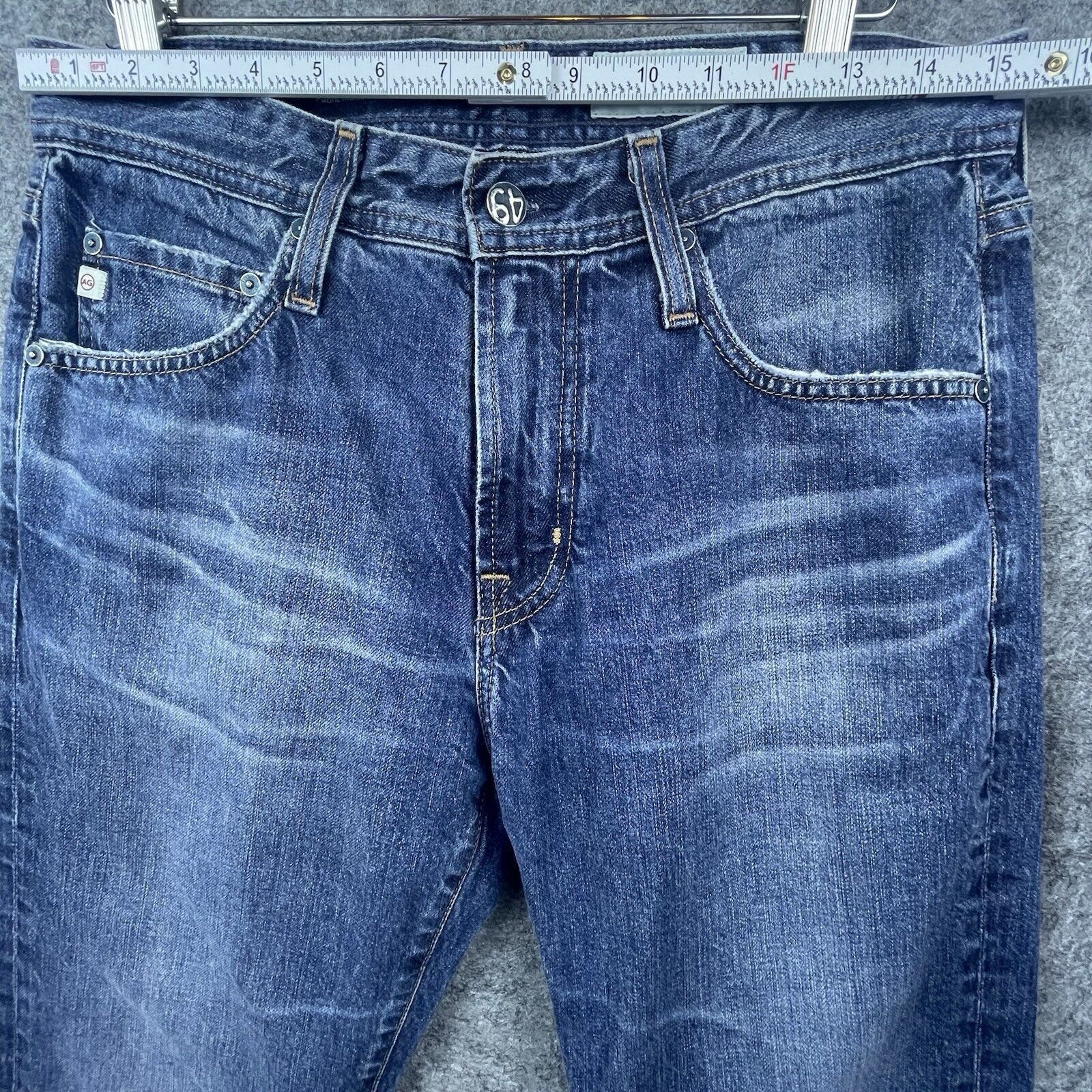 AG Adriano Goldschmied Ag-Ed Denim Adriano Goldschmied Jeans Mens 31 Dylan Slim Size US 31 - 5 Thumbnail