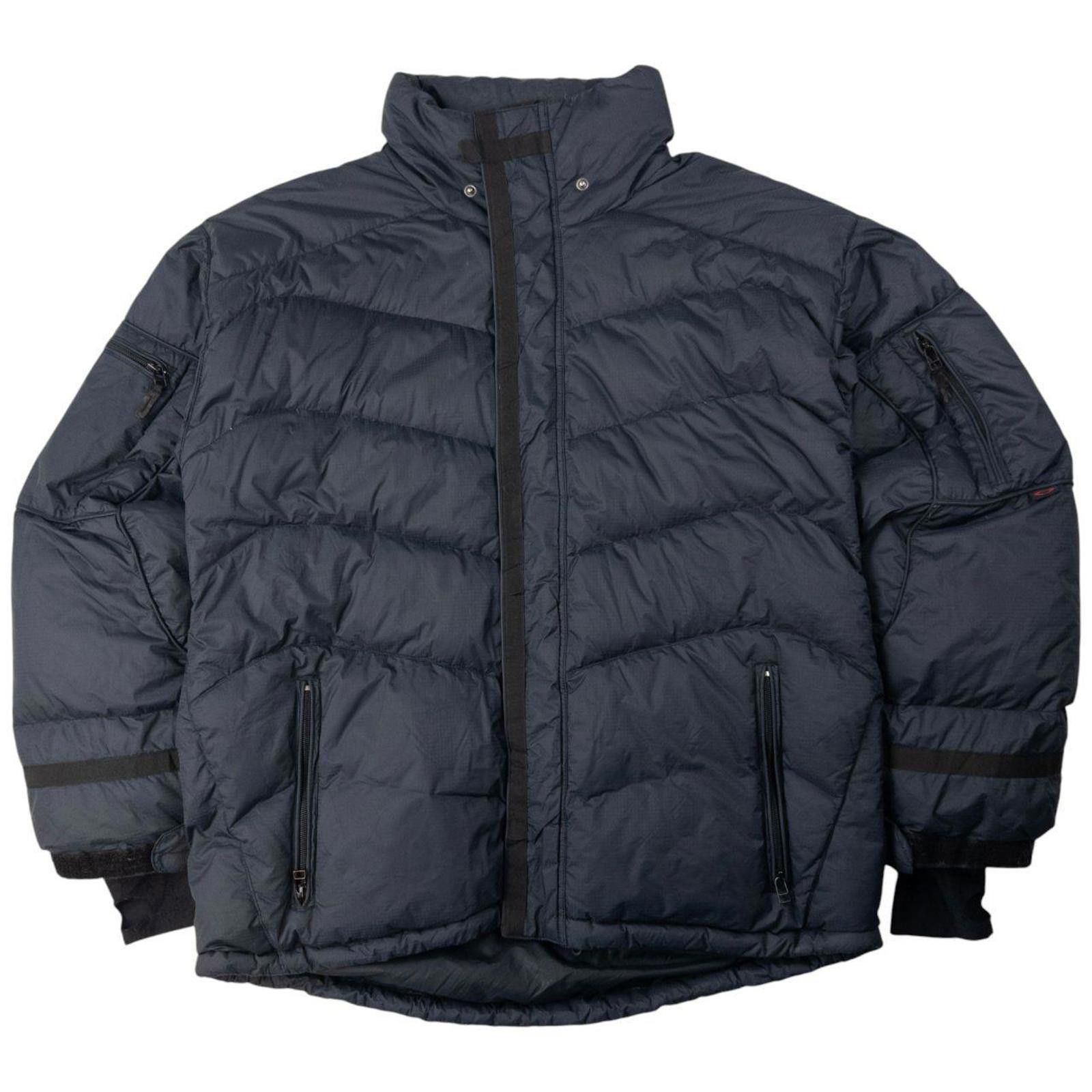 Vintage Oakley Zip Up Puffer Snowboarding Jacket Size L