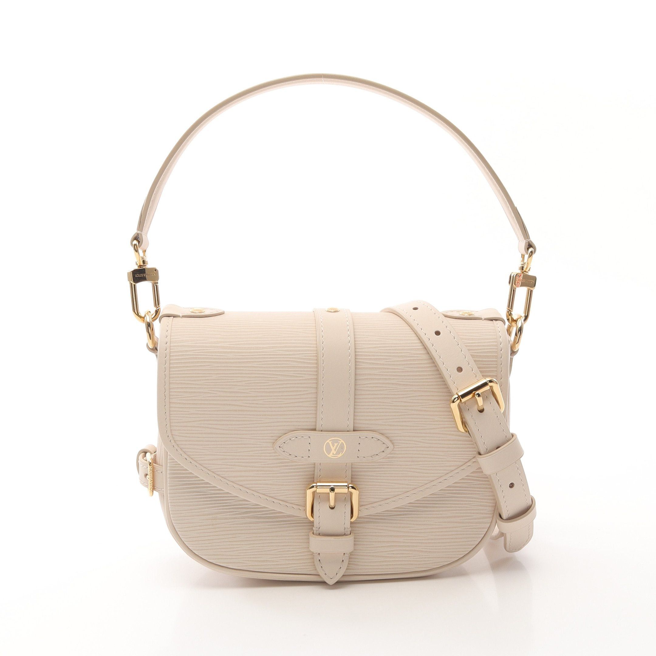 Louis Vuitton Louis Vuitton Saumur Bb Epi Quartz Handbag Leather Ivory Size ONE SIZE - 1 Thumbnail